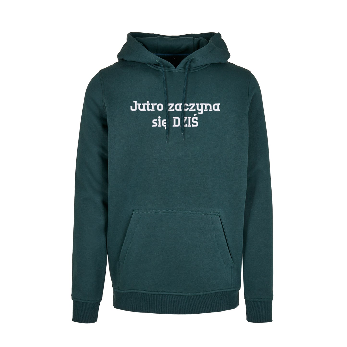 Bluza z kapturem „Jutro zaczyna się DZIŚ” – Haft 3D, Motywacja i Styl