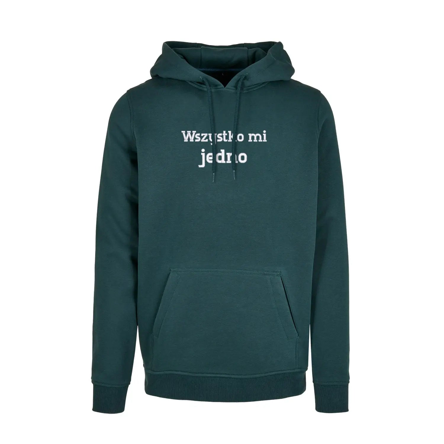 Bluza z kapturem „Wszystko mi jedno” – Haft 3D, Luz i Styl Haft z radości