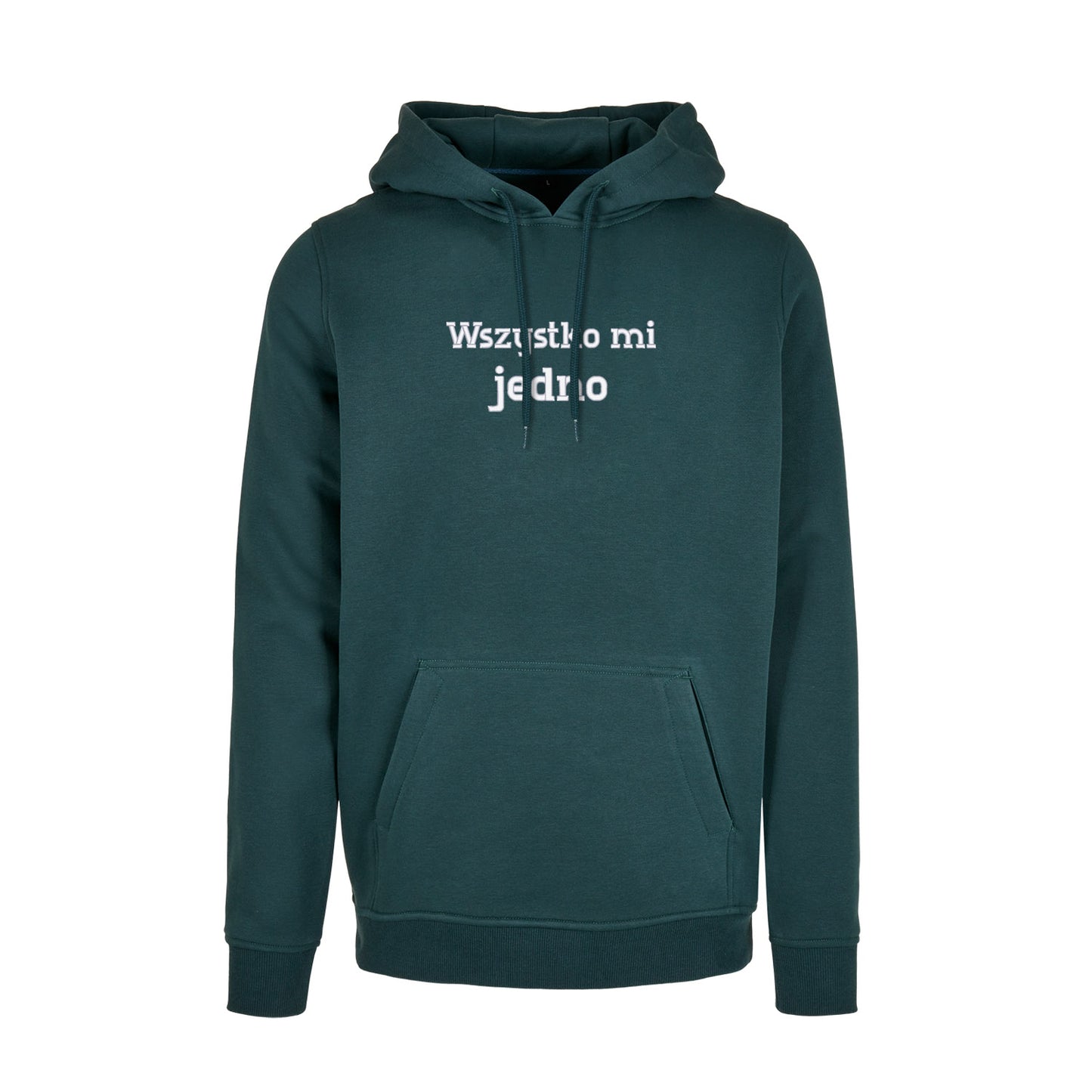 Bluza z kapturem „Wszystko mi jedno” – Haft 3D, Luz i Styl