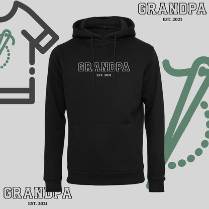 Bluza z kapturem "GRANDPA" KONTUR+est idealny prezent na dzień Dziadka