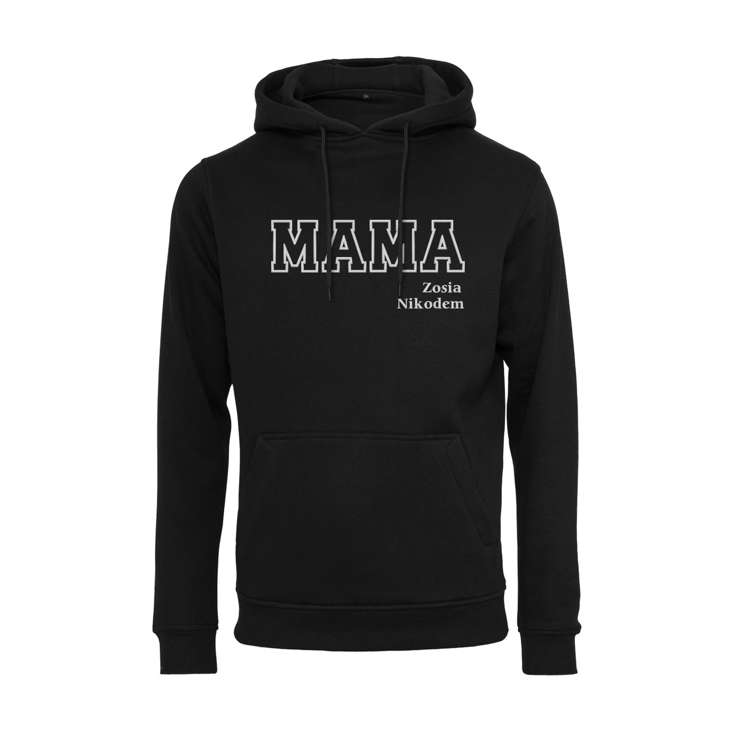 Bluza z kapturem "MAMA" KONTUR+imiona dzieci idealny prezent na dzień Mamy