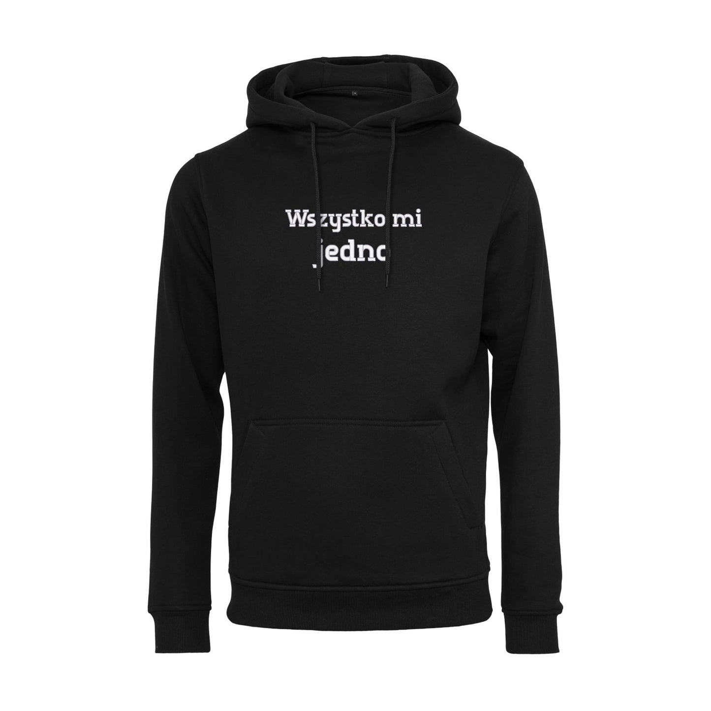Bluza z kapturem „Wszystko mi jedno” – Haft 3D, Luz i Styl