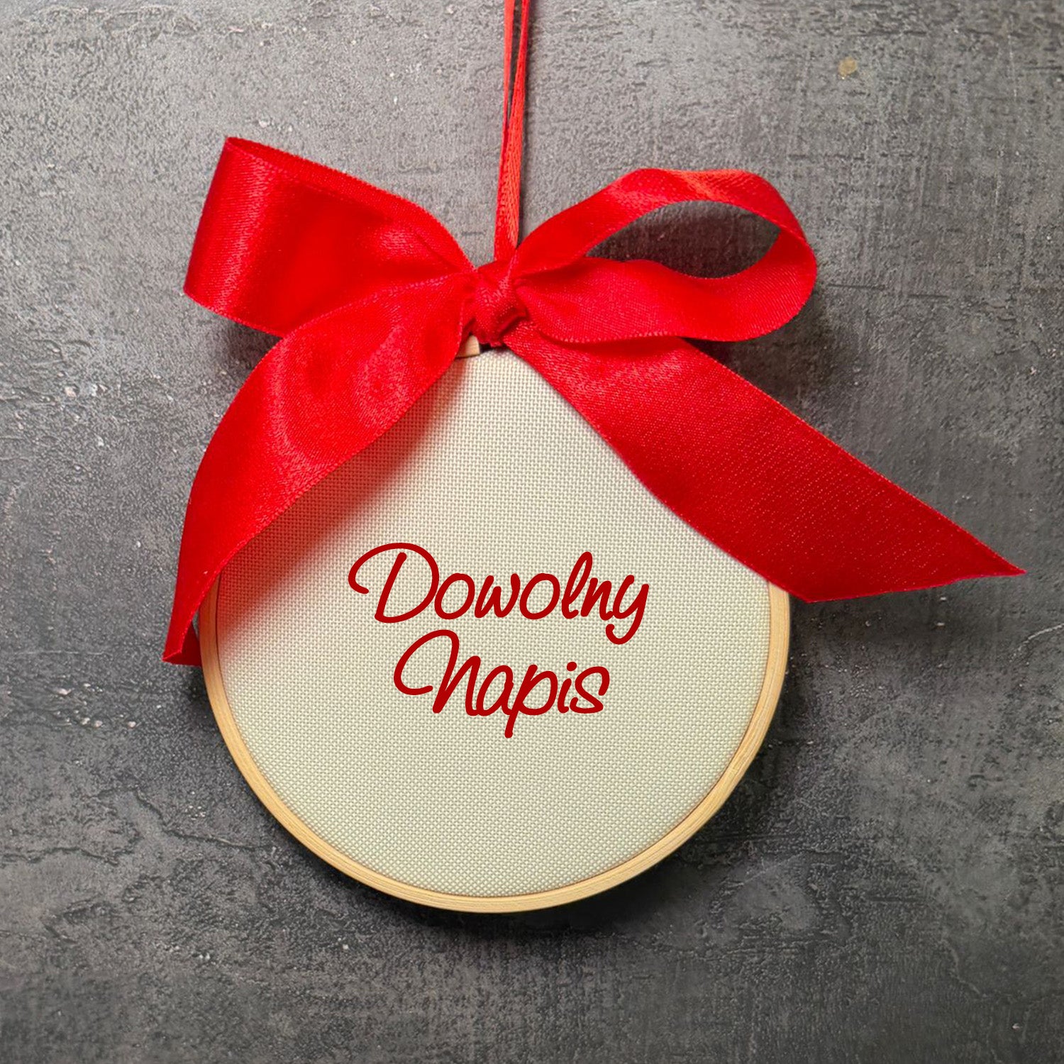 Haftowane bombki świąteczne – personalizowane ozdoby na choinkę Haft z radości - nadruki i haft na odzieży Warszawa