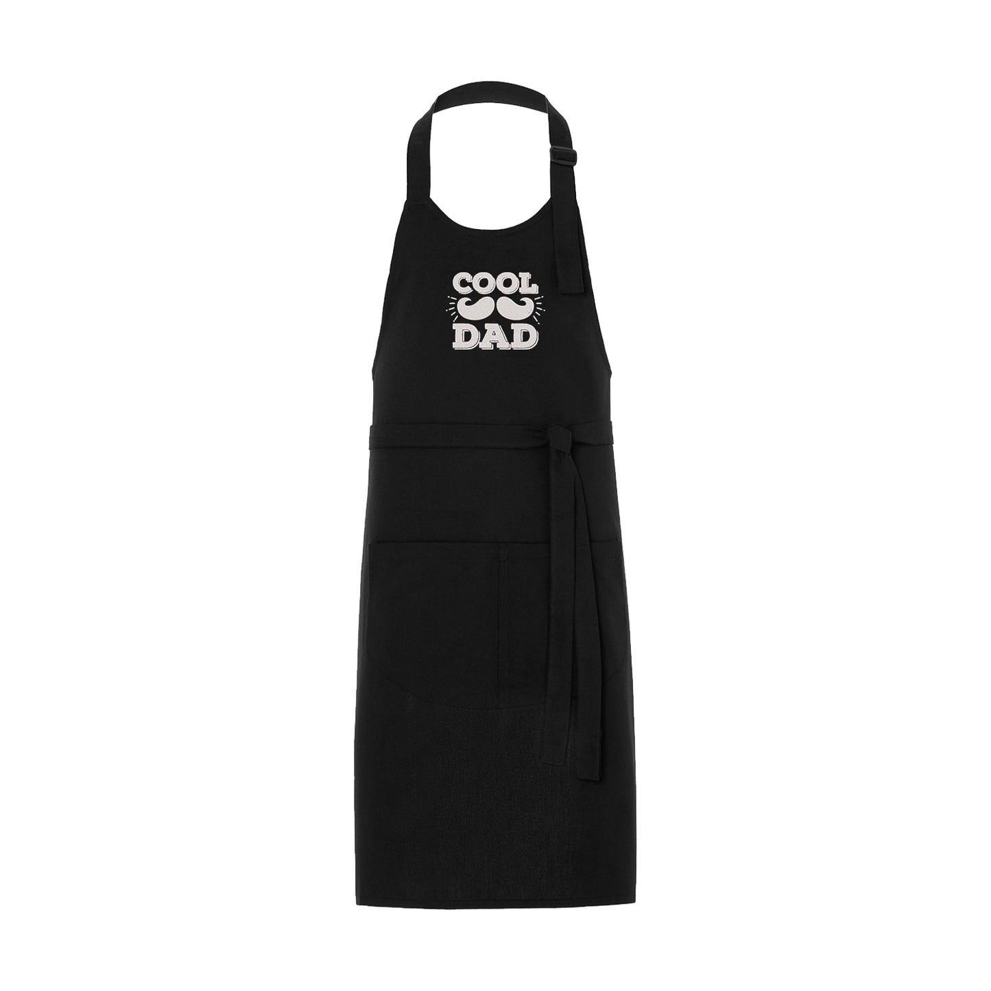 Fartuch Cool Dad z haftem – prezent dla taty kucharza lub grillmastera, stylowy fartuch z humorem