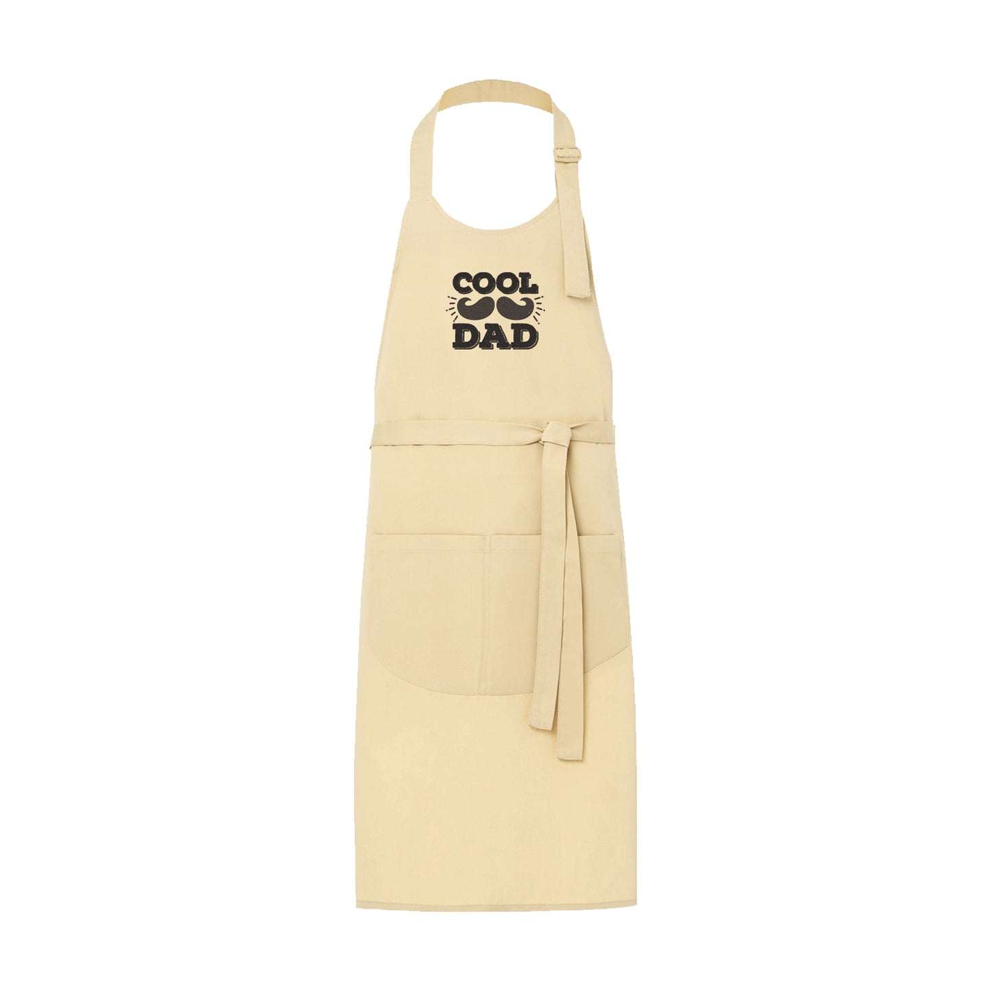 Fartuch Cool Dad z haftem – prezent dla taty kucharza lub grillmastera, stylowy fartuch z humorem
