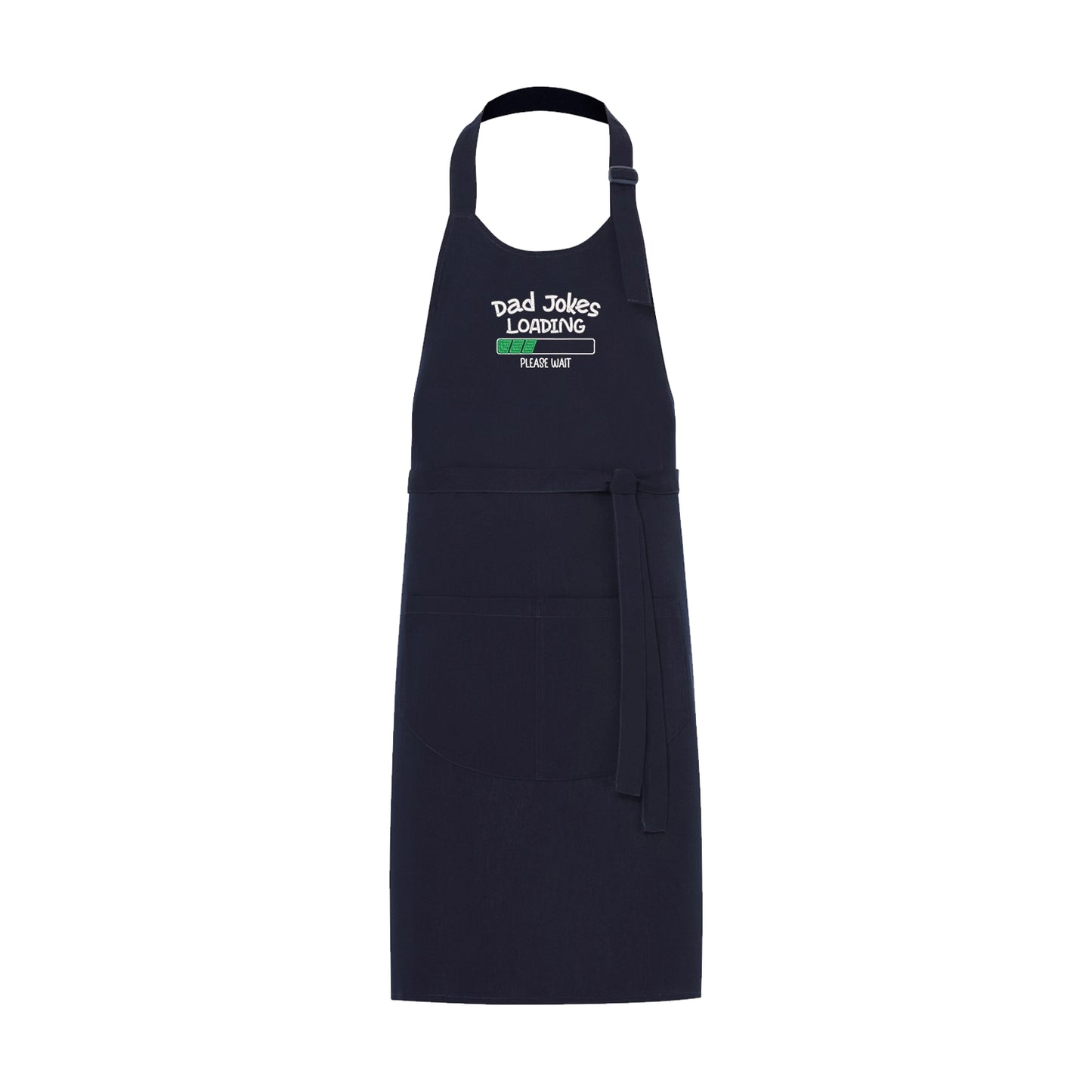 Fartuch kuchenny z haftem „Dad Jokes Embroidery” – zabawny fartuch dla taty z humorem