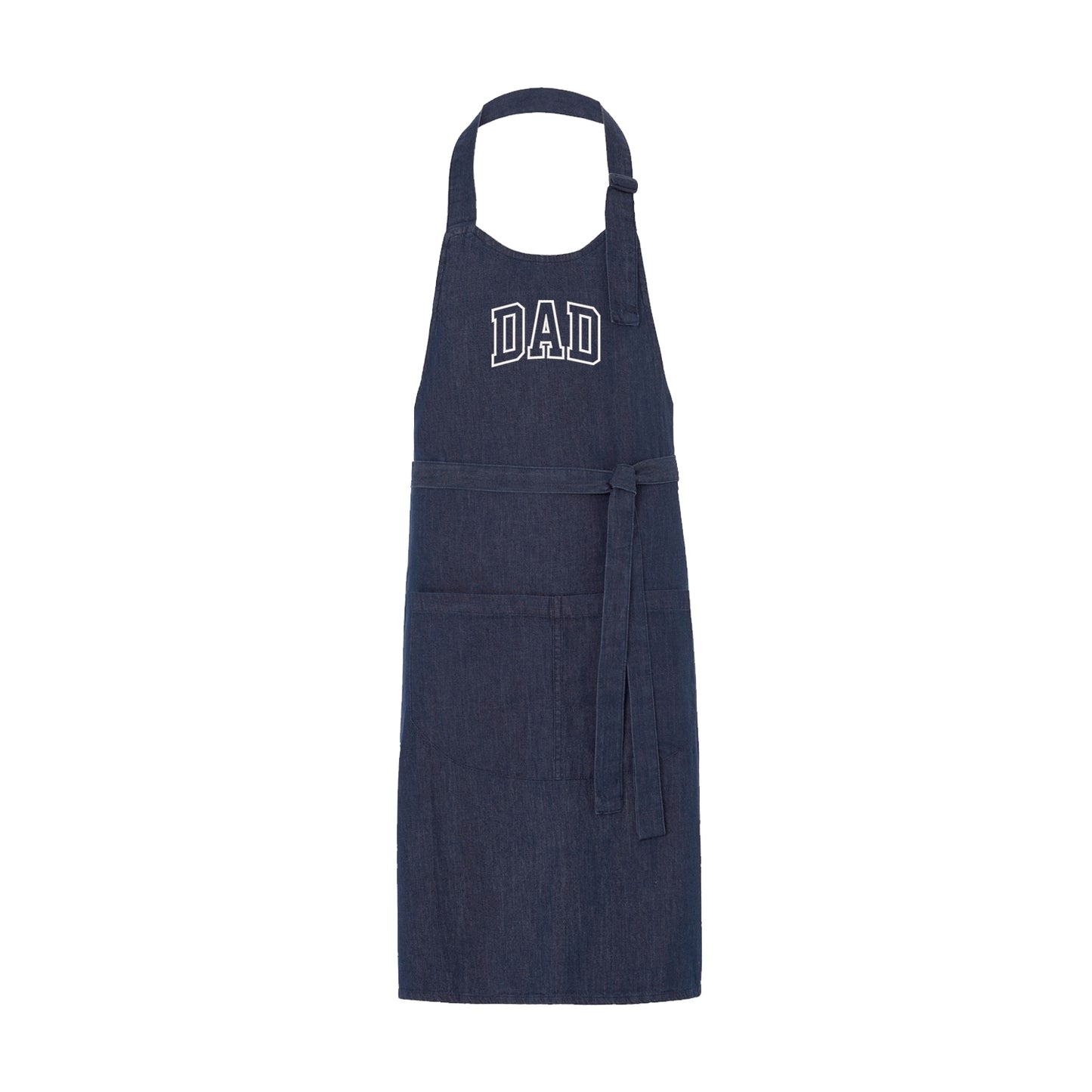 Fartuch kuchenny z haftem „Dad Applique” – prezent dla taty z charakterem