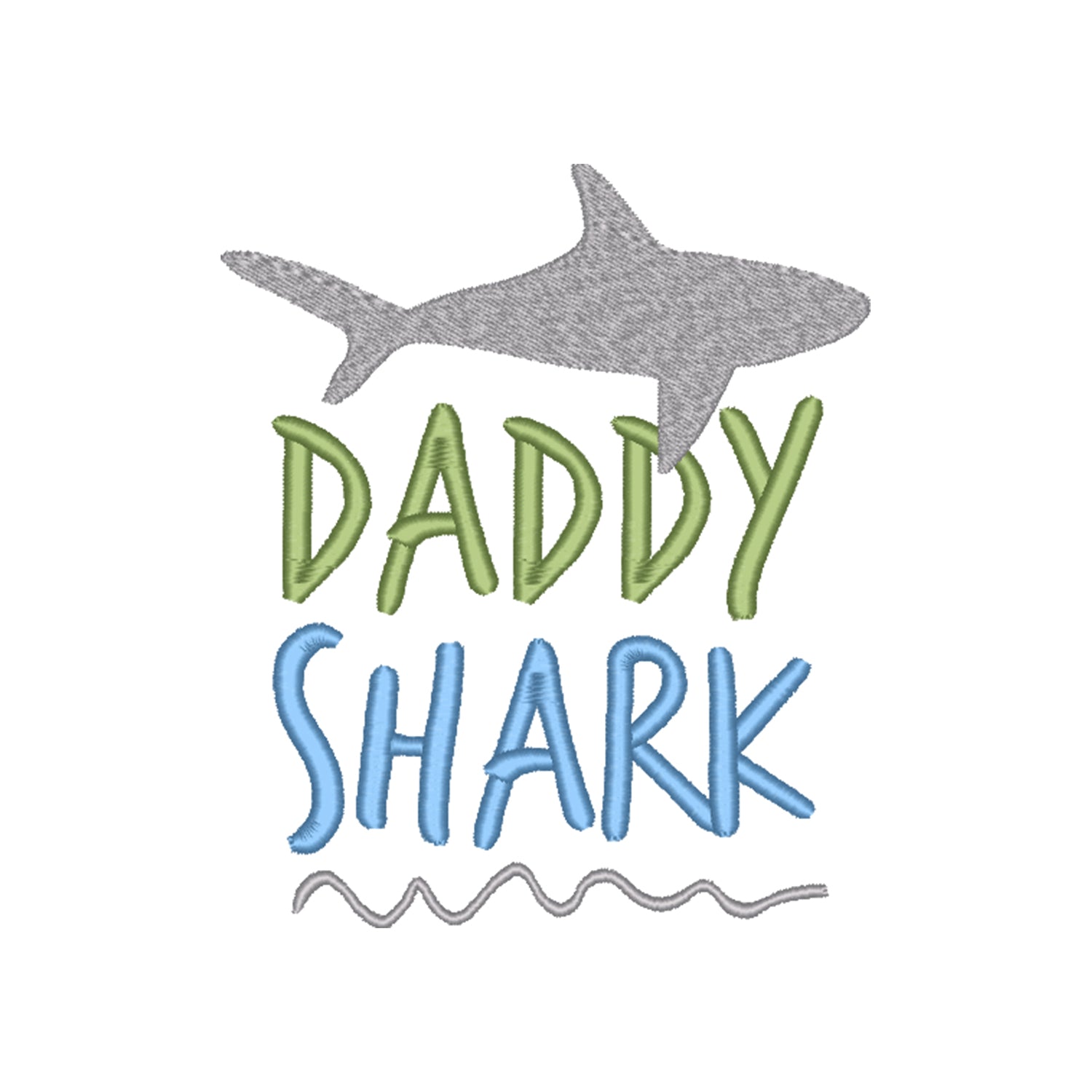 Bluza męska „Daddy Shark” z haftem – zabawny prezent dla taty, różne kroje Haft z radości - nadruki i haft na odzieży Warszawa