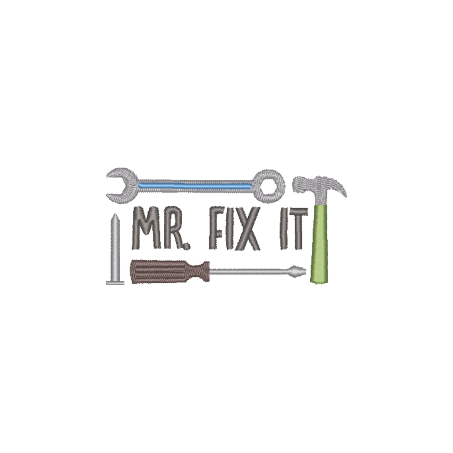 Koszulka z haftem „Mr Fix It 2” – idealny prezent dla majsterkowicza i złotej rączki Haft z radości - nadruki i haft na odzieży Warszawa