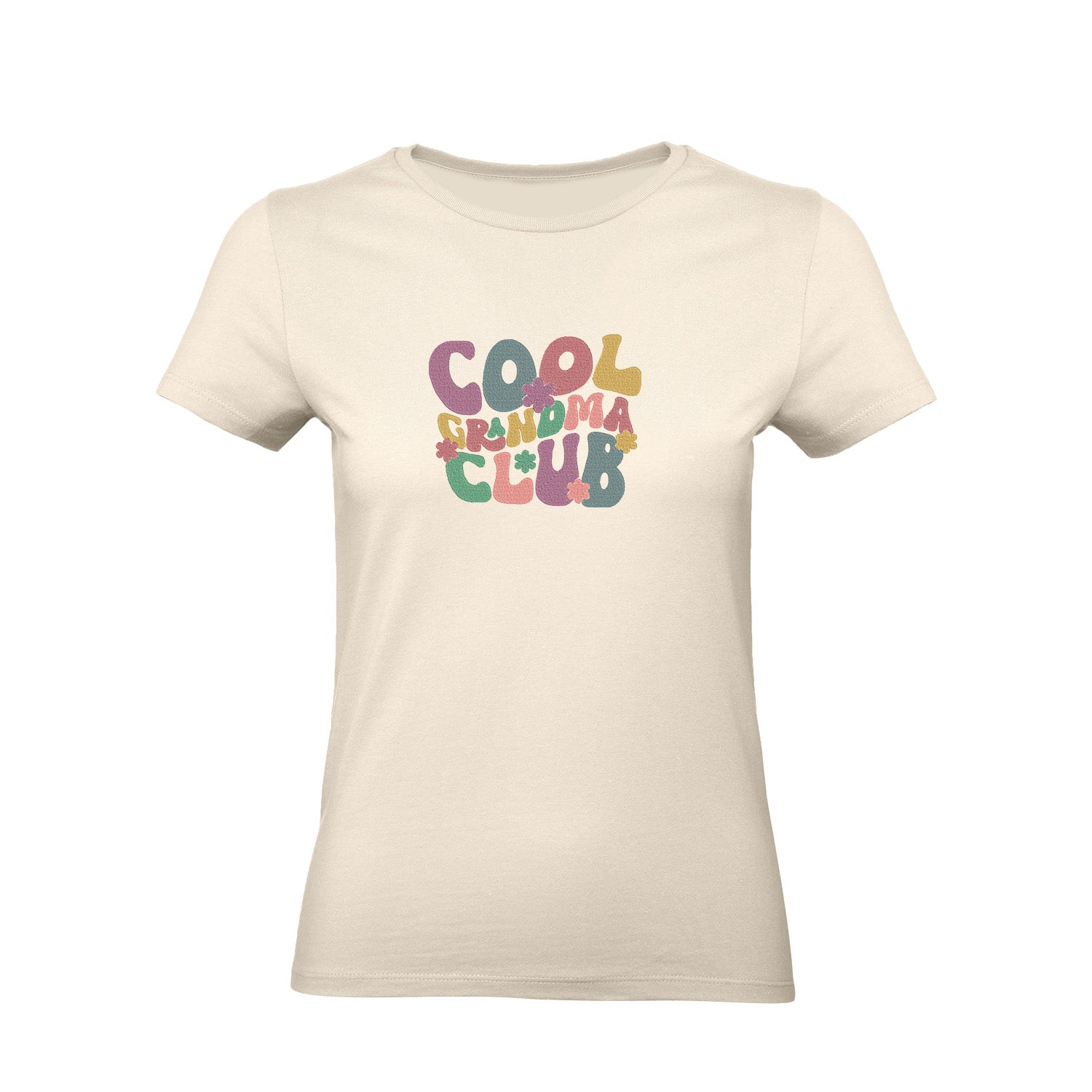 Koszulka z haftem Cool Grandma Club – prezent dla wyjątkowej Babci Haft z radości - nadruki i haft na odzieży Warszawa