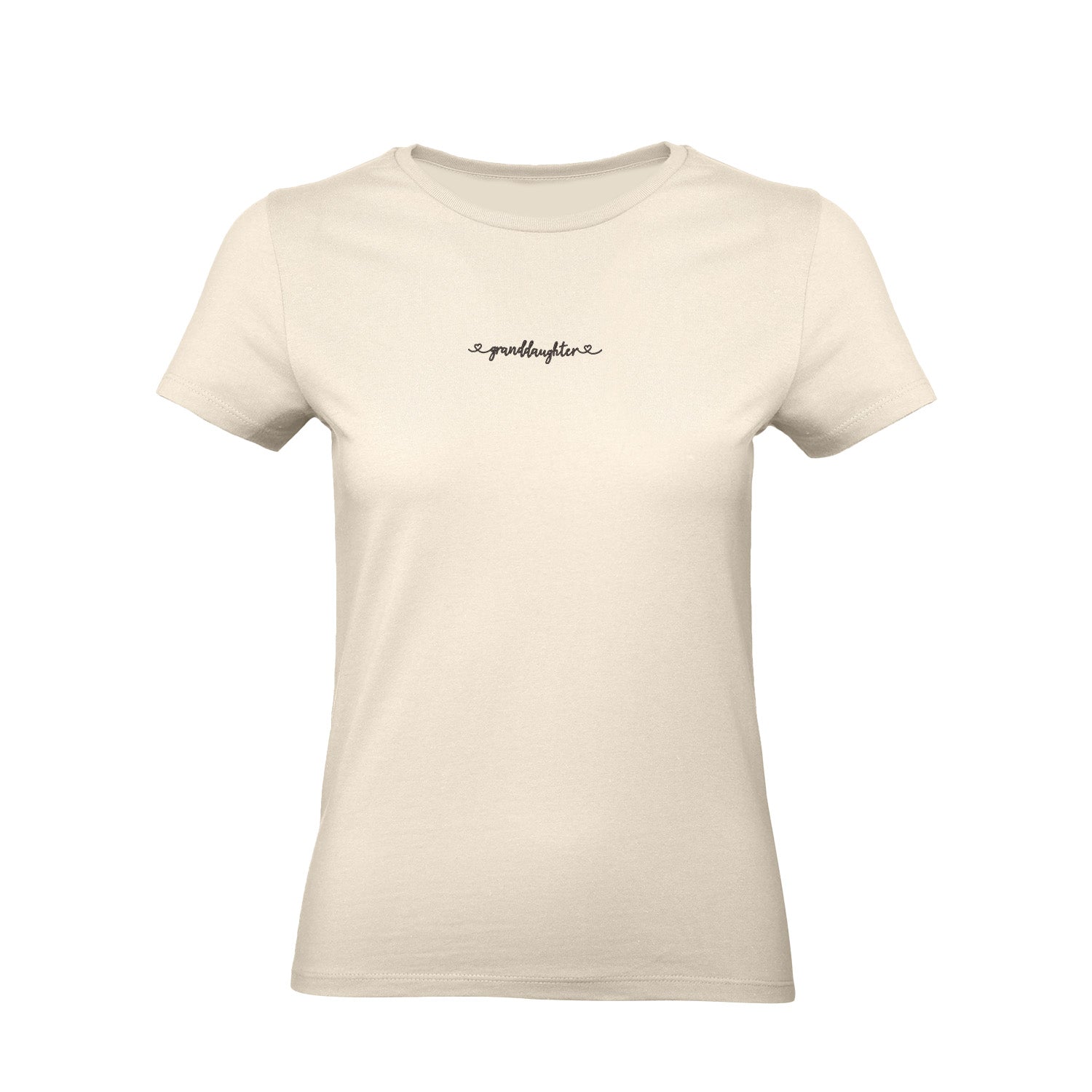 Koszulka Granddaughter with Heart – haft dla ukochanej wnuczki Haft z radości - nadruki i haft na odzieży Warszawa