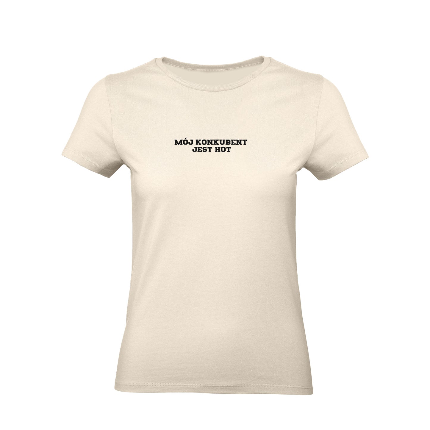 Koszulka z haftem "MÓJ KONKUBENT JEST HOT" – unisex, damska, oversize Haft z radości - nadruki i haft na odzieży Warszawa