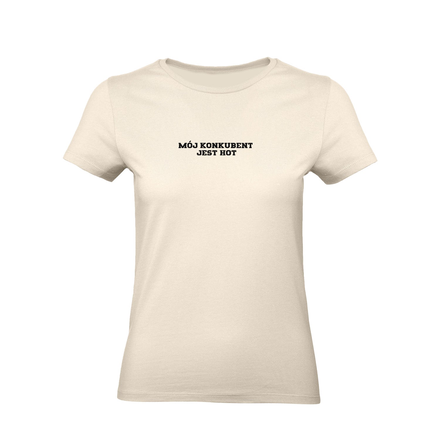 Koszulka z haftem "MÓJ KONKUBENT JEST HOT" – unisex, damska, oversize Haft z radości - nadruki i haft na odzieży Warszawa