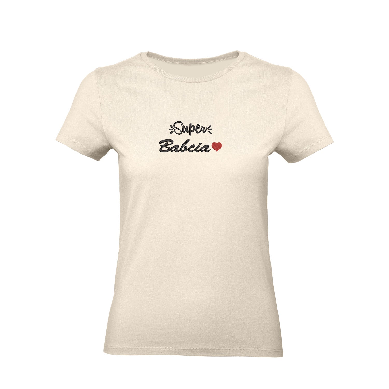 Super Babcia – koszulka z haftem dla wyjątkowej Babci Haft z radości - nadruki i haft na odzieży Warszawa