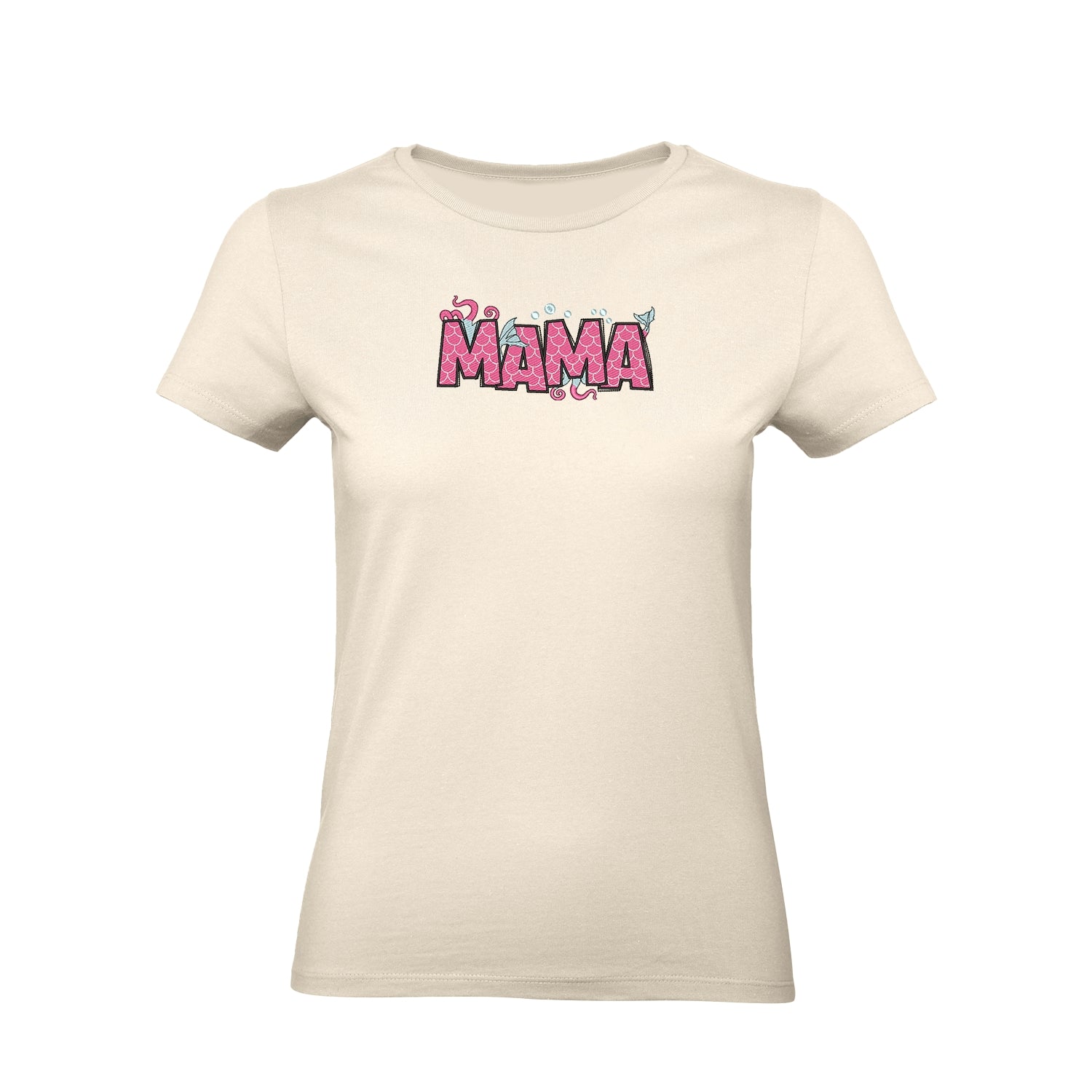 Koszulka z haftem “Mother's Day Embroidery Design” – damska, unisex, oversize Haft z radości - nadruki i haft na odzieży Warszawa