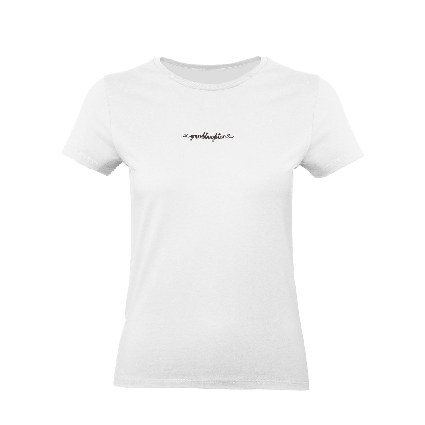 Koszulka Granddaughter with Heart – haft dla ukochanej wnuczki Haft z radości - nadruki i haft na odzieży Warszawa