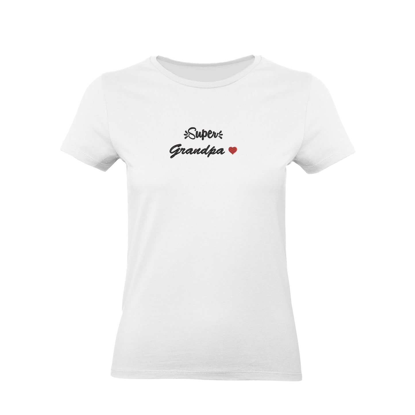 Koszulka Super Grandpa – haftowany napis dla wyjątkowego Dziadka Haft z radości - nadruki i haft na odzieży Warszawa