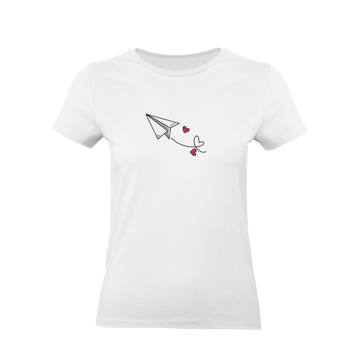 Koszulka z Haftem „Walentynkowy Liścik” – uroczy detal Haft z radości - nadruki i haft na odzieży Warszawa