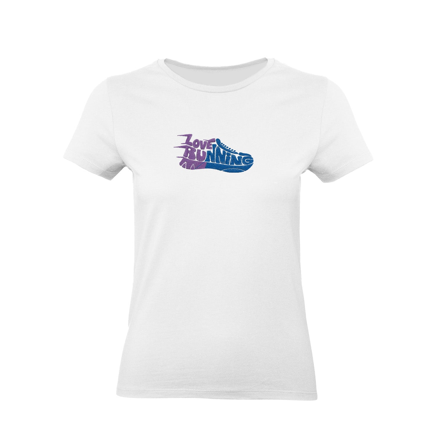 Koszulka z Haftem „Love Running” – pasja do biegania Haft z radości - nadruki i haft na odzieży Warszawa