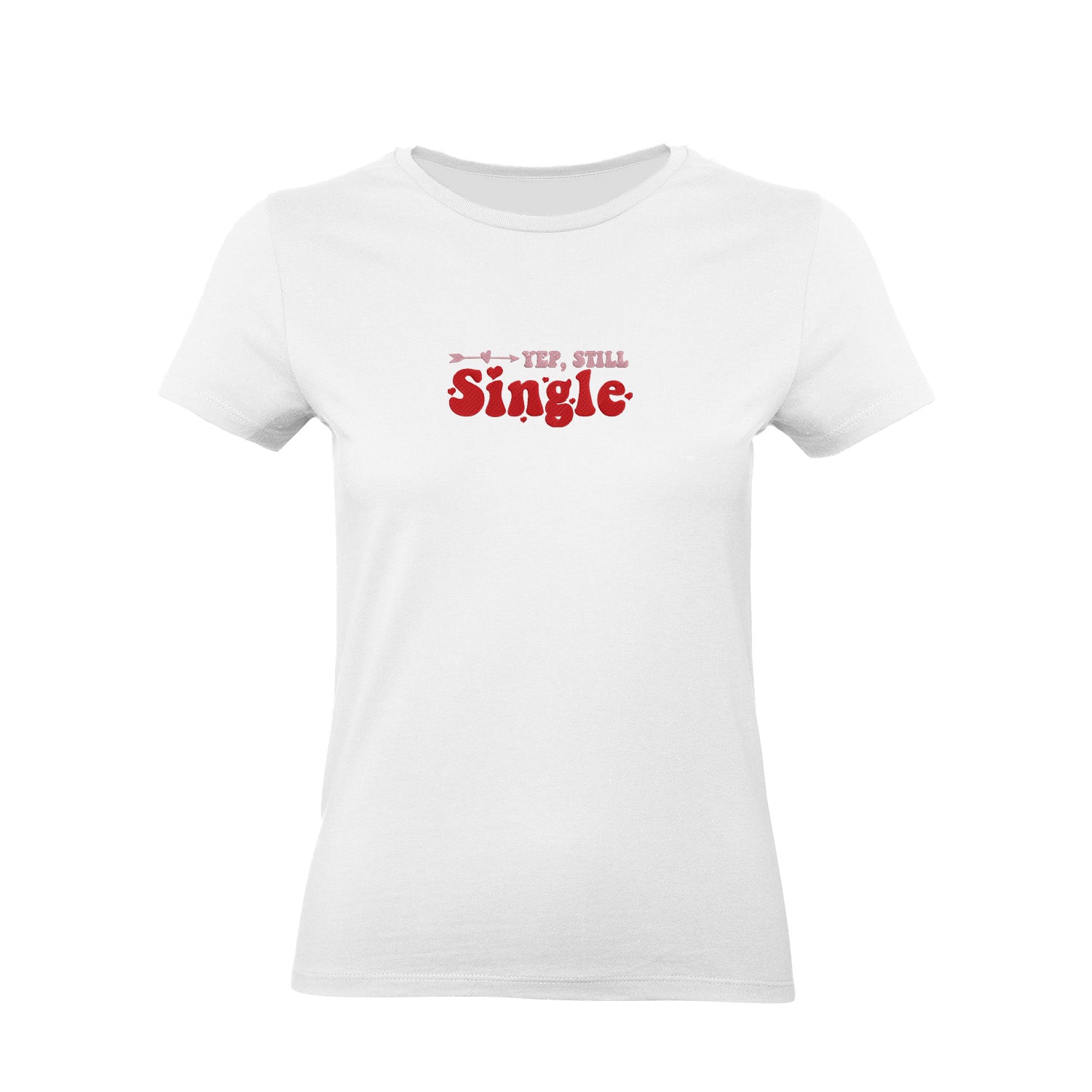 Koszulka z Haftem „Tak, nadal Singiel” – humor i dystans Haft z radości - nadruki i haft na odzieży Warszawa