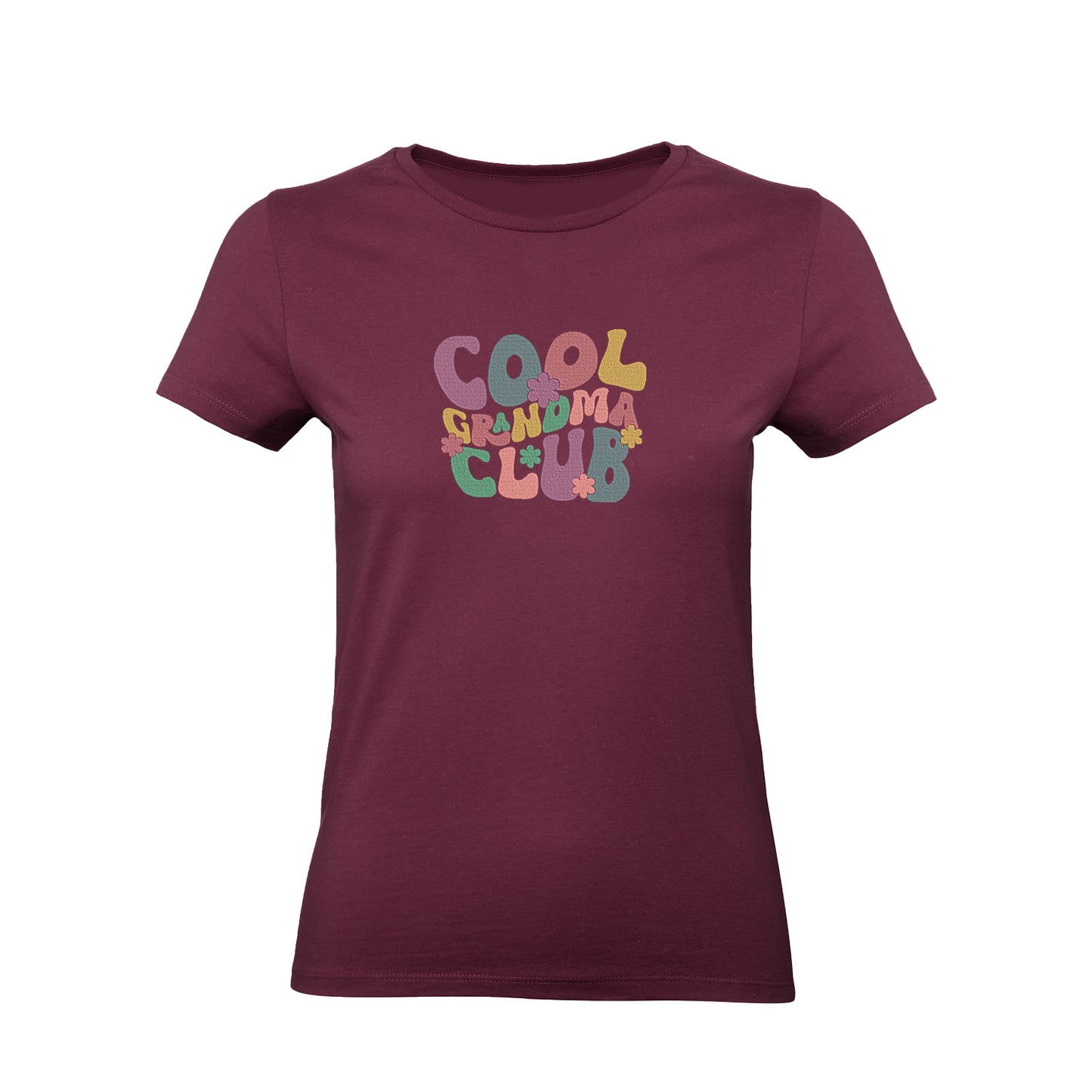 Koszulka z haftem Cool Grandma Club – prezent dla wyjątkowej Babci Haft z radości - nadruki i haft na odzieży Warszawa