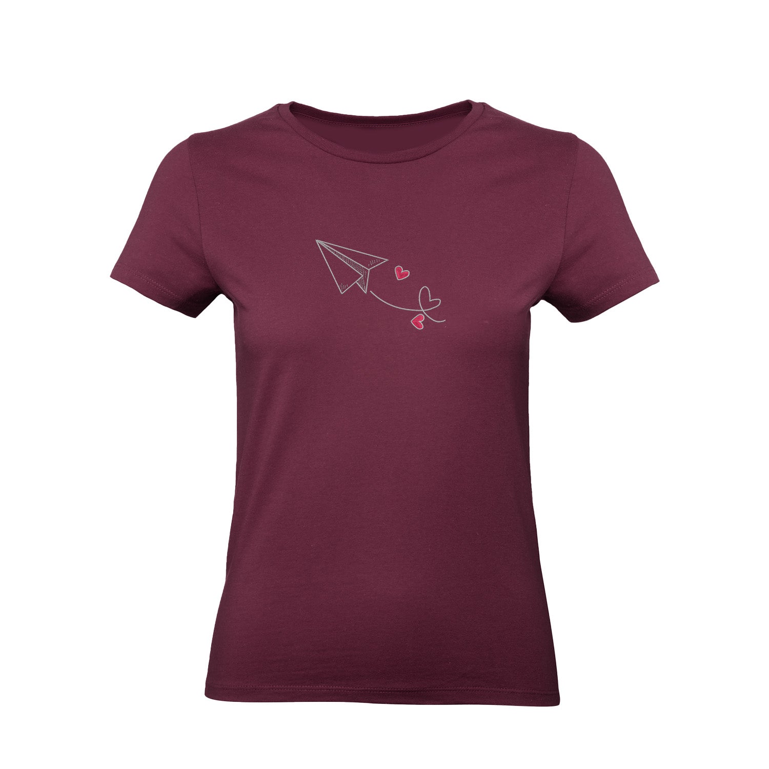 Koszulka z Haftem „Walentynkowy Liścik” – uroczy detal Haft z radości - nadruki i haft na odzieży Warszawa