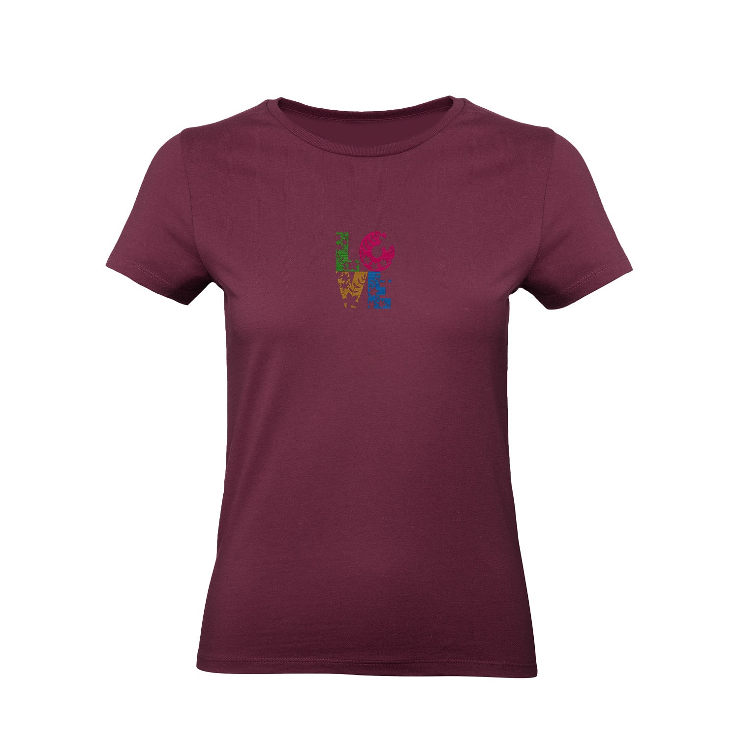 Koszulka z Haftem „Kwiatowe Love” – romantyczny akcent Haft z radości - nadruki i haft na odzieży Warszawa