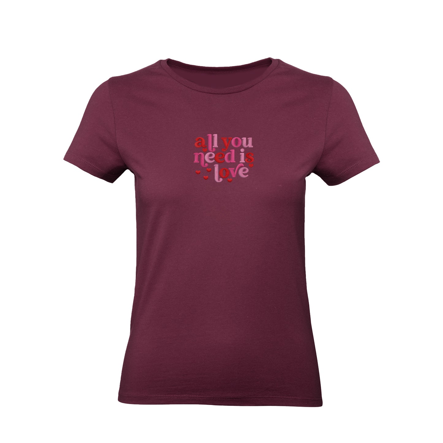 Koszulka z Haftem „All You Need Is Love” – ponadczasowe przesłanie Haft z radości - nadruki i haft na odzieży Warszawa