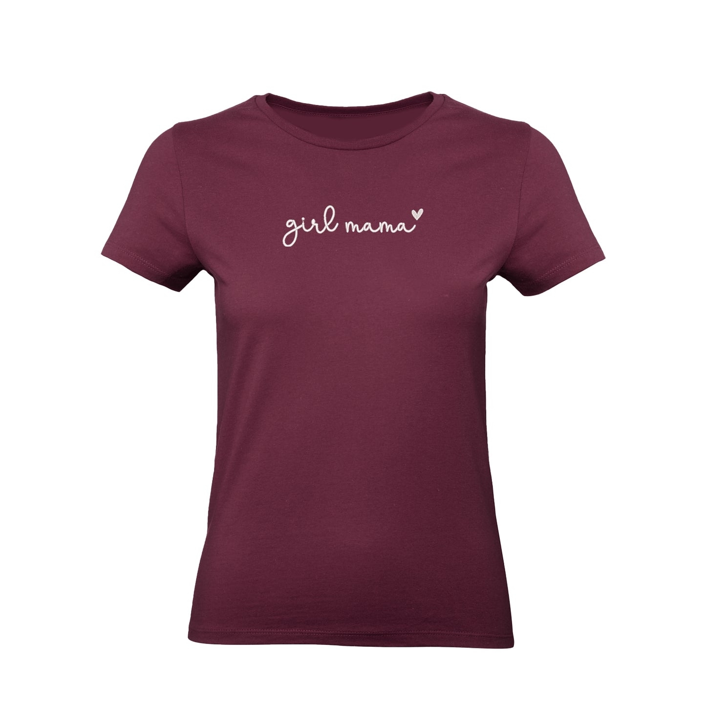 Koszulka Girl Mama Embroidery – Haft komputerowy | Damska, Unisex, Oversize Haft z radości - nadruki i haft na odzieży Warszawa