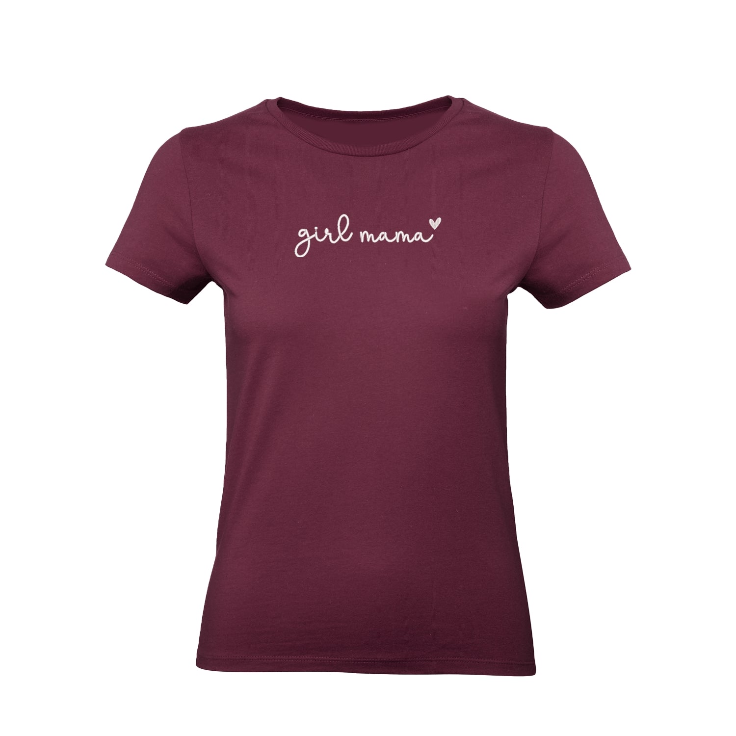 Koszulka Girl Mama Embroidery – Haft komputerowy | Damska, Unisex, Oversize Haft z radości - nadruki i haft na odzieży Warszawa