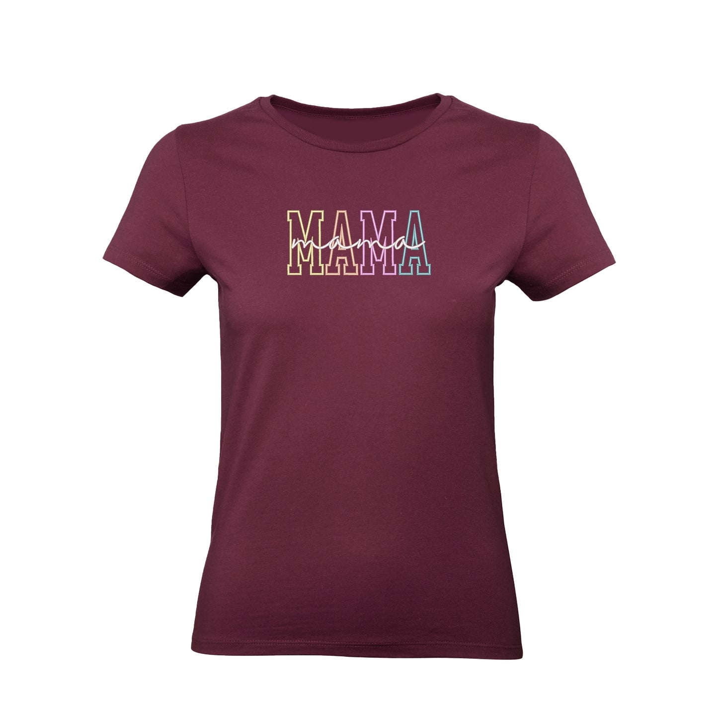 Koszulka Mama Applique 2 – Haft komputerowy | Damska, Unisex, Oversize Haft z radości - nadruki i haft na odzieży Warszawa