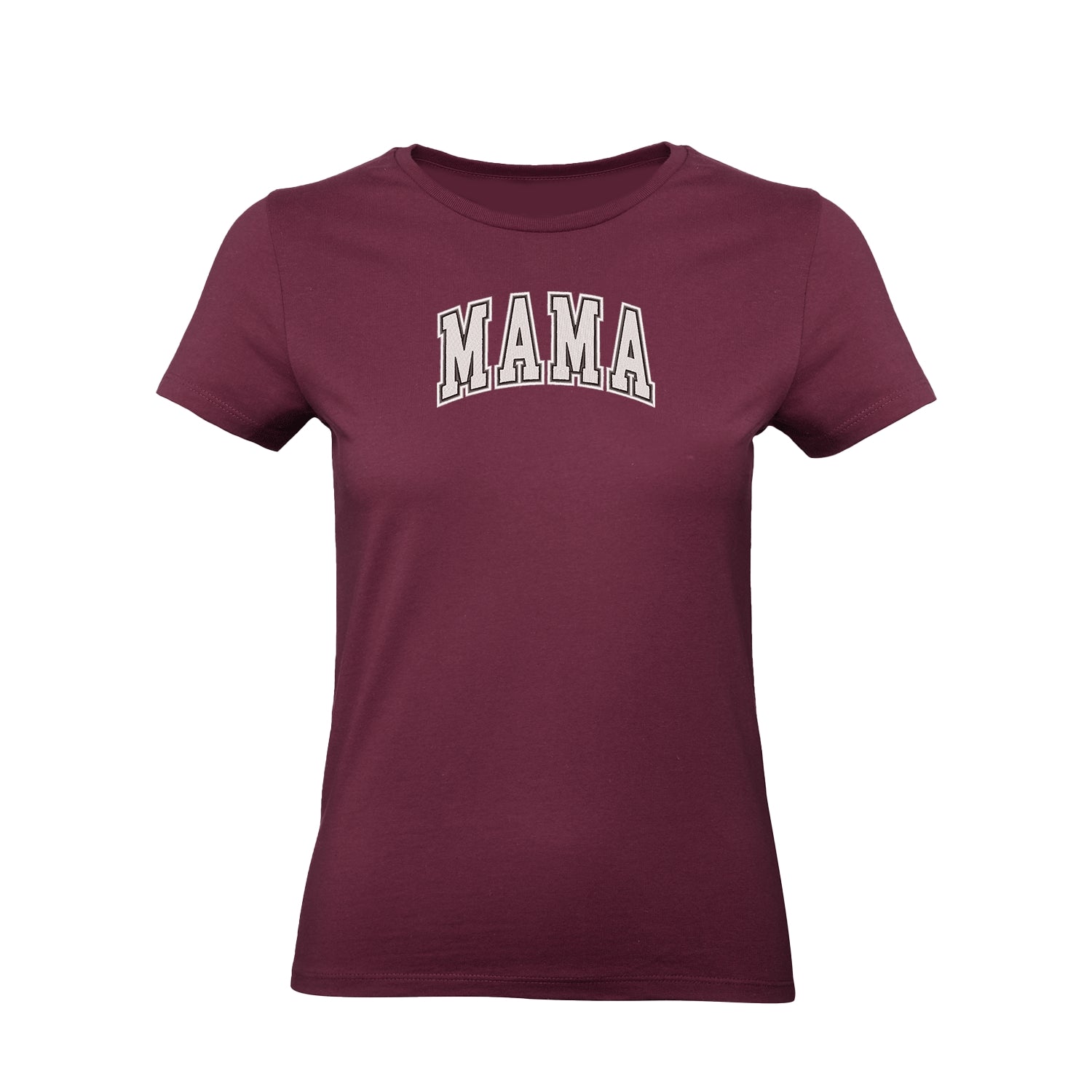 Koszulka Mama Embroidery Design – Haft komputerowy | Damska, Unisex, Oversize Haft z radości - nadruki i haft na odzieży Warszawa