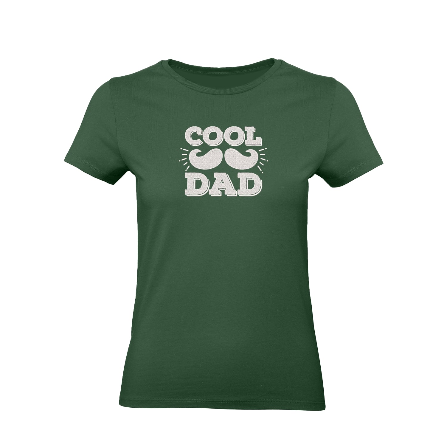 Koszulka „Cool Dad”  z haftem – stylowy prezent dla taty, unisex, damska, oversize Haft z radości - nadruki i haft na odzieży Warszawa