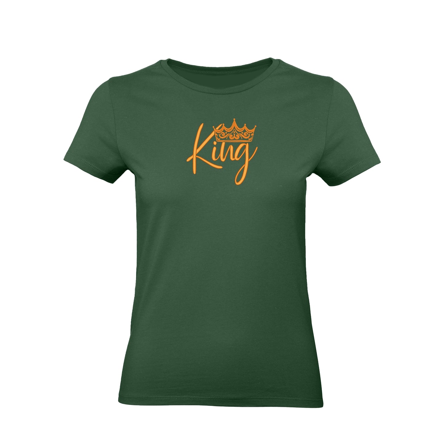 Koszulka „King Crown” haft komputerowy – stylowa koszulka z koroną, unisex, damska, oversize, idealna na prezent Haft z radości - nadruki i haft na odzieży Warszawa