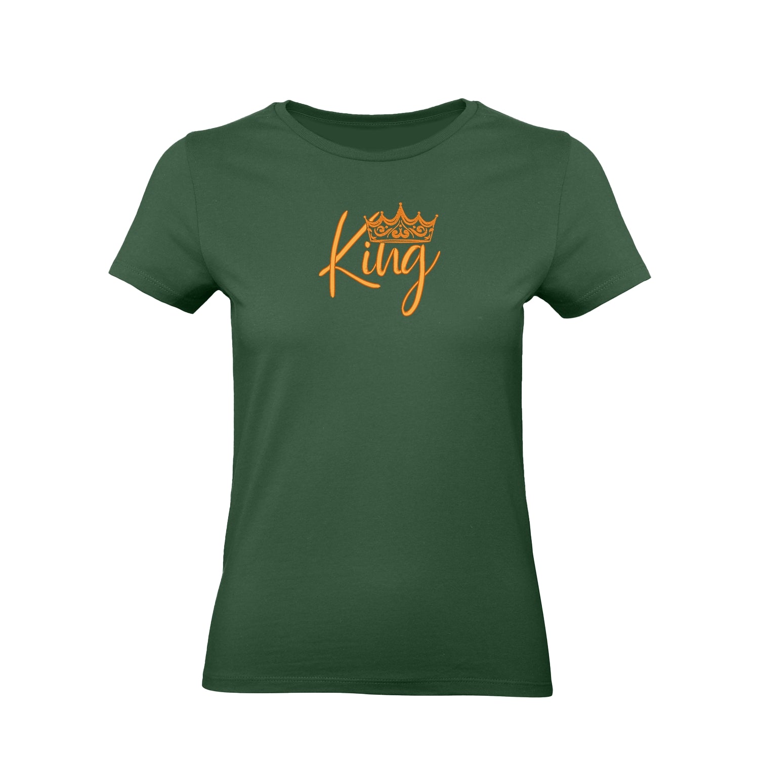 Koszulka „King Crown” haft komputerowy – stylowa koszulka z koroną, unisex, damska, oversize, idealna na prezent Haft z radości - nadruki i haft na odzieży Warszawa
