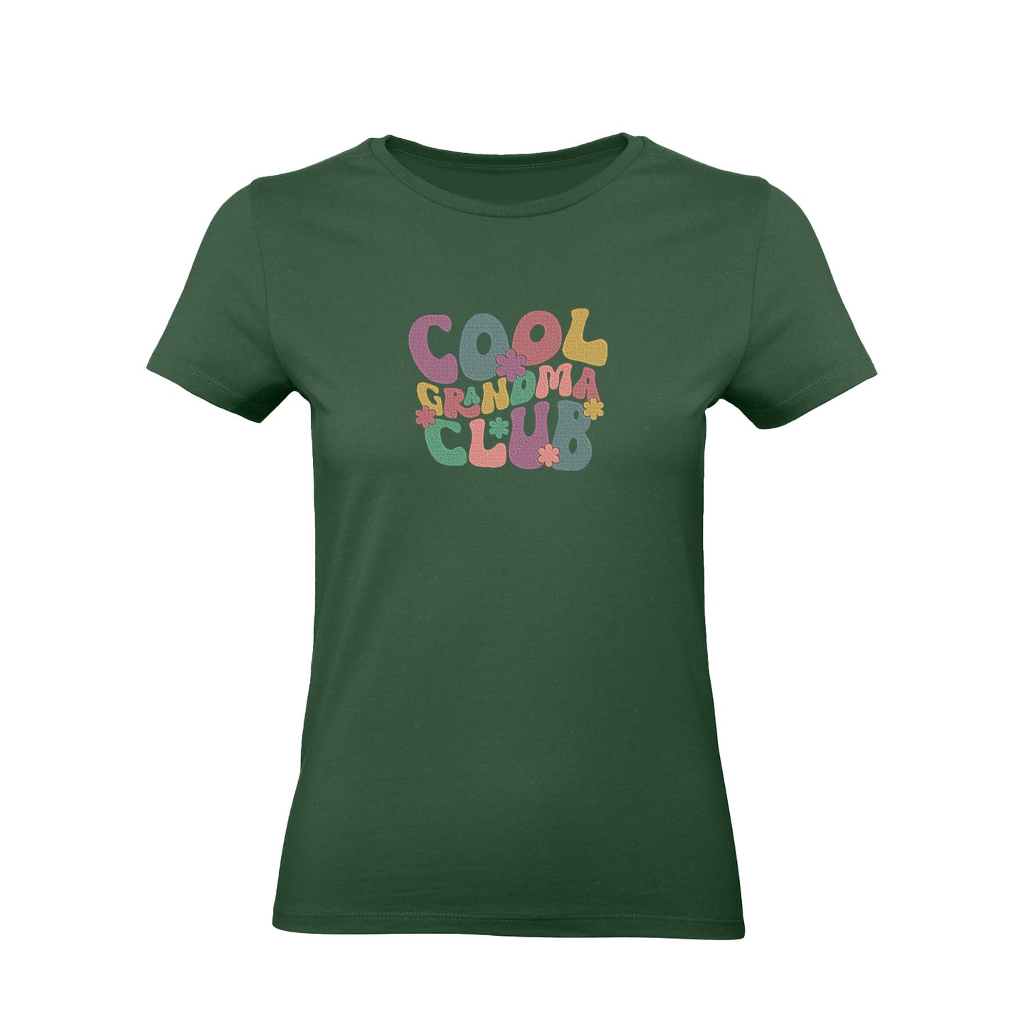 Koszulka z haftem Cool Grandma Club – prezent dla wyjątkowej Babci Haft z radości - nadruki i haft na odzieży Warszawa
