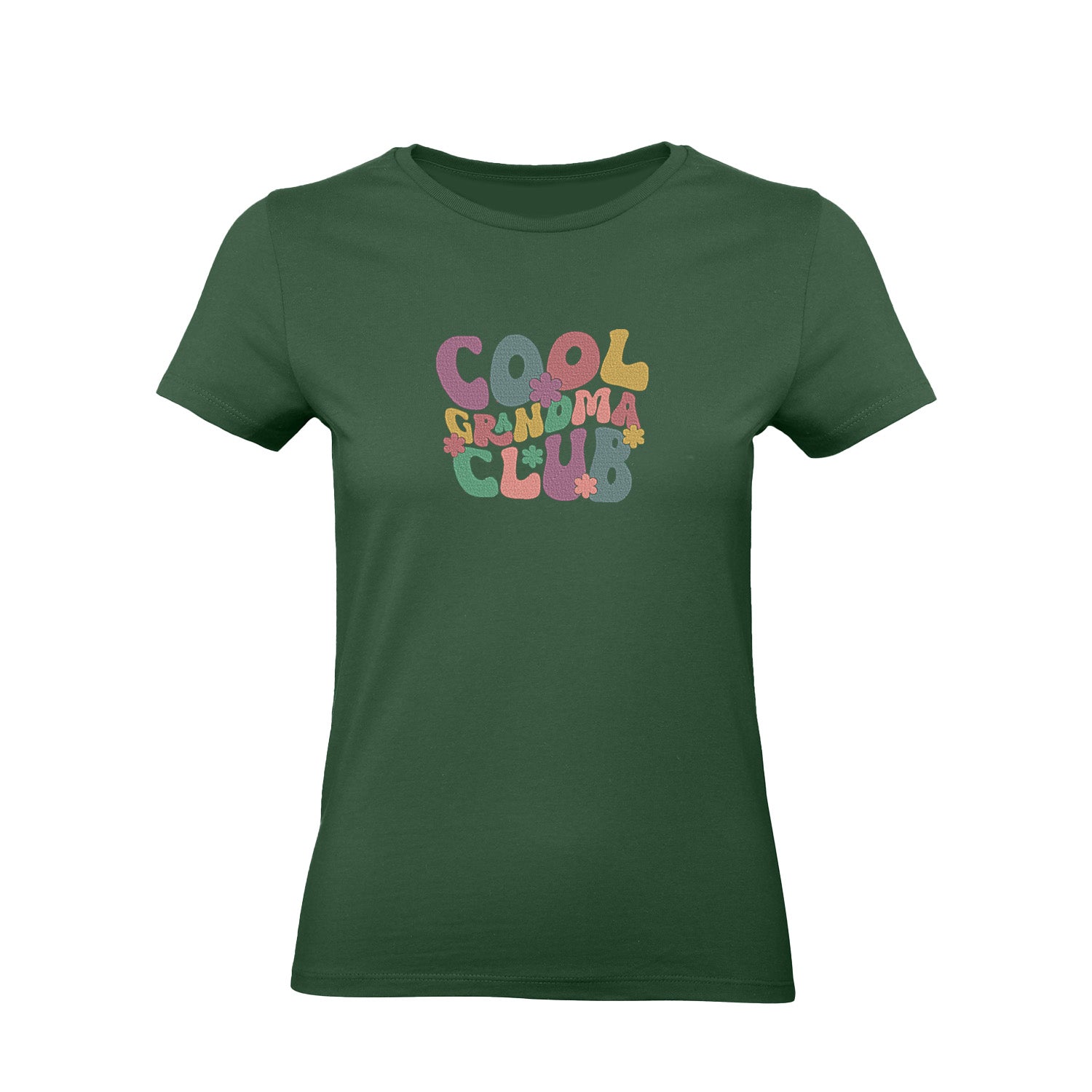 Koszulka z haftem Cool Grandma Club – prezent dla wyjątkowej Babci Haft z radości - nadruki i haft na odzieży Warszawa