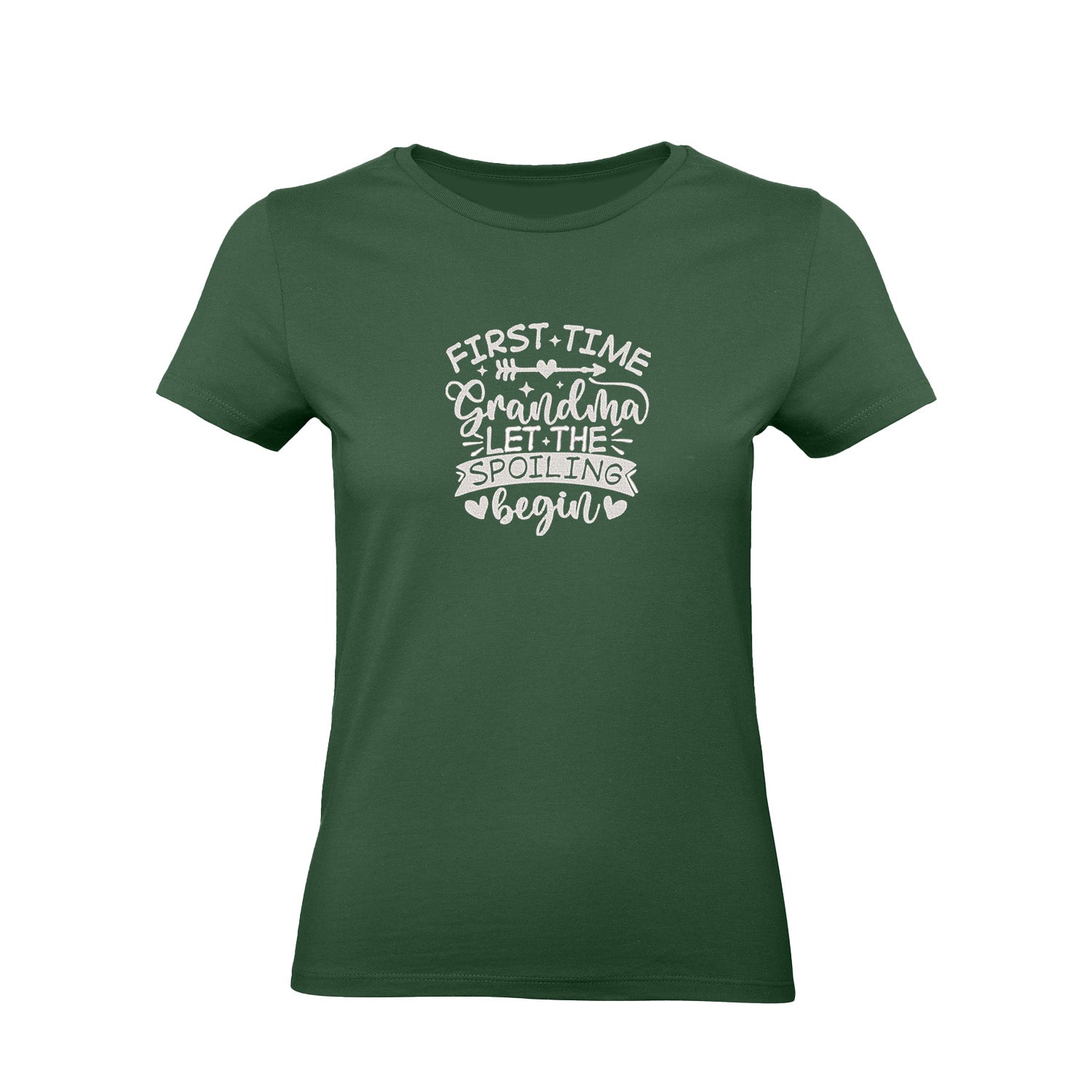 Koszulka First Time Grandma – haftowany prezent dla świeżej Babci Haft z radości - nadruki i haft na odzieży Warszawa