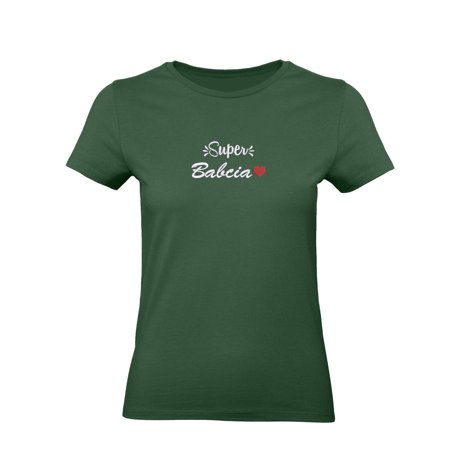 Super Babcia – koszulka z haftem dla wyjątkowej Babci Haft z radości - nadruki i haft na odzieży Warszawa