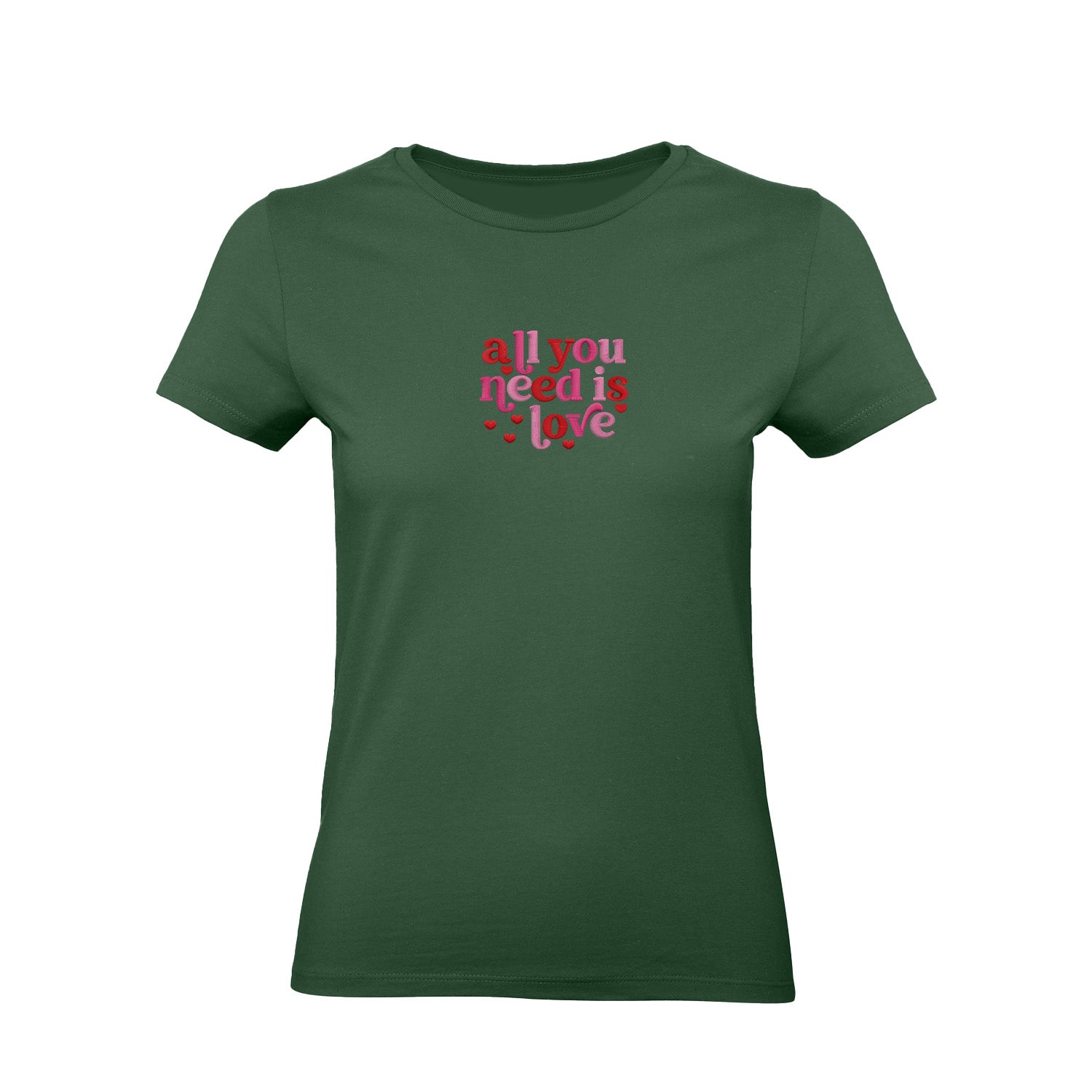 Koszulka z Haftem „All You Need Is Love” – ponadczasowe przesłanie Haft z radości - nadruki i haft na odzieży Warszawa