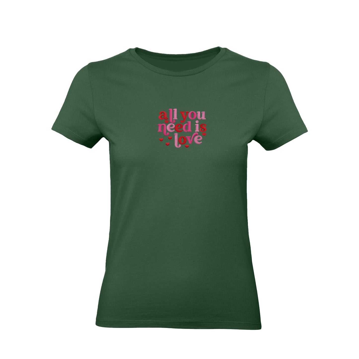 Koszulka z Haftem „All You Need Is Love” – ponadczasowe przesłanie Haft z radości - nadruki i haft na odzieży Warszawa