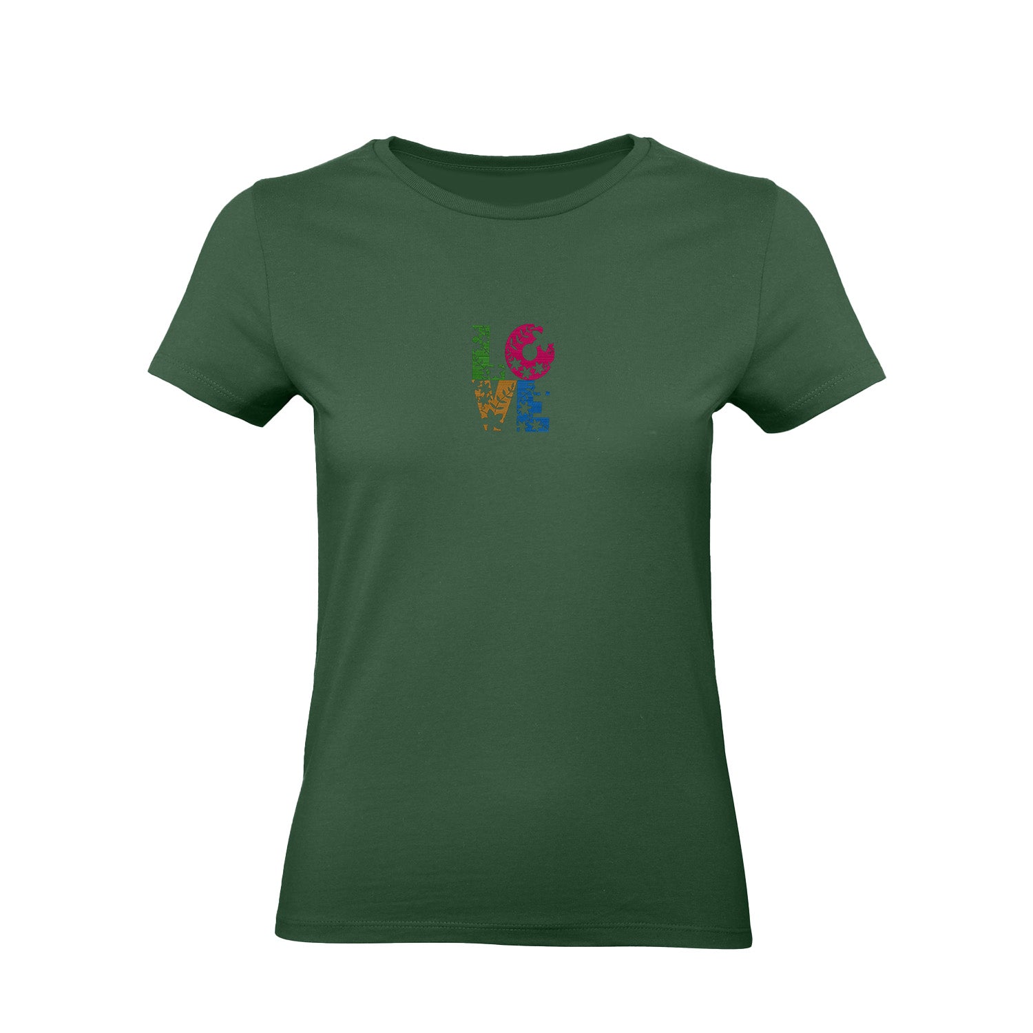 Koszulka z Haftem „Kwiatowe Love” – romantyczny akcent Haft z radości - nadruki i haft na odzieży Warszawa