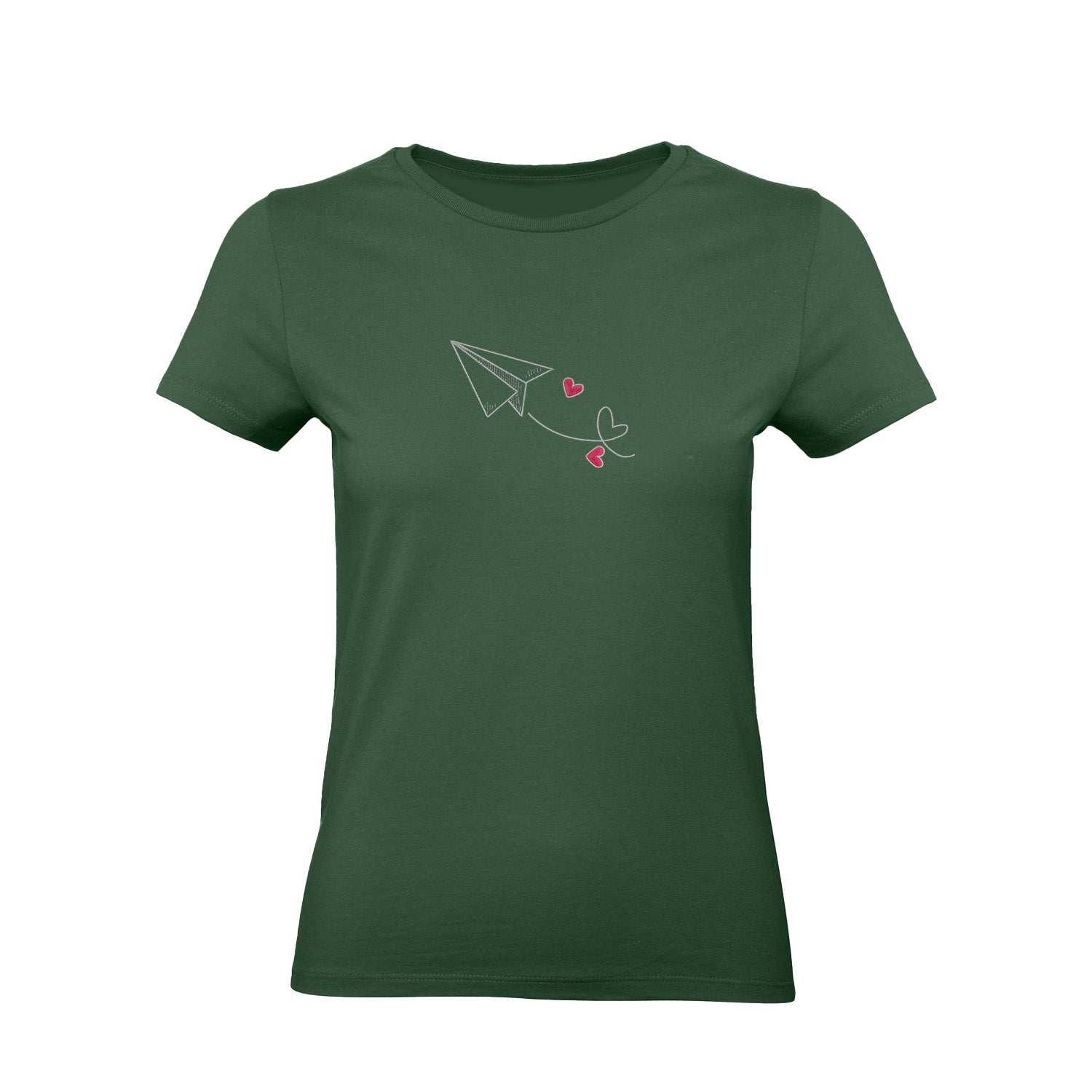 Koszulka z Haftem „Walentynkowy Liścik” – uroczy detal Haft z radości - nadruki i haft na odzieży Warszawa