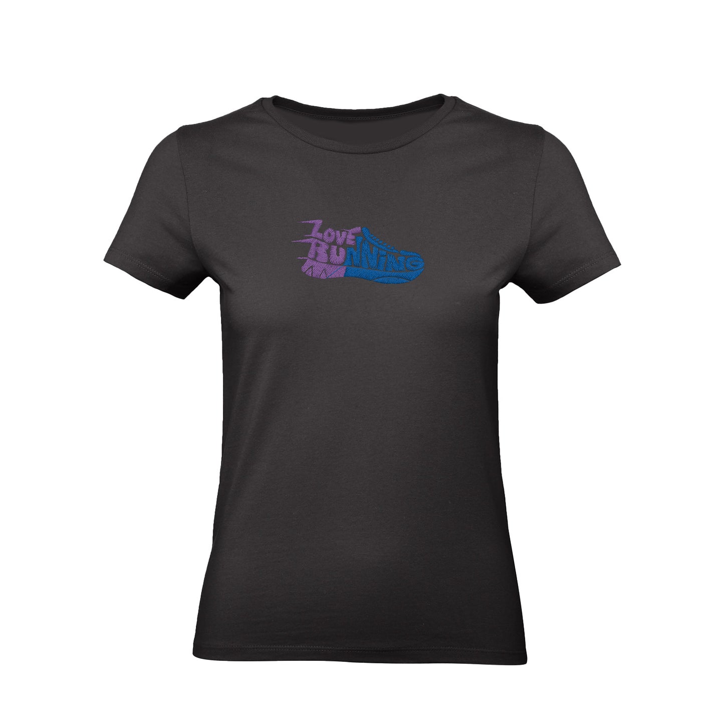 Koszulka z Haftem „Love Running” – pasja do biegania Haft z radości - nadruki i haft na odzieży Warszawa