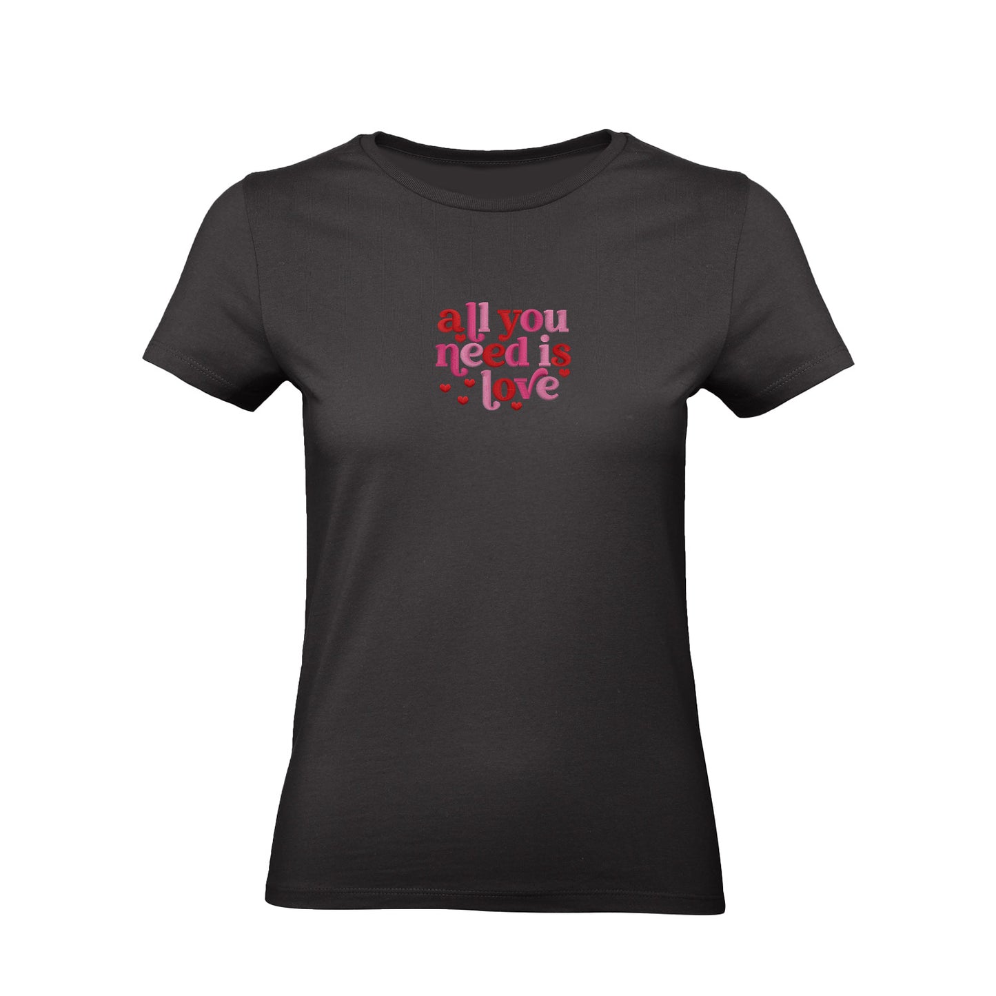 Koszulka z Haftem „All You Need Is Love” – ponadczasowe przesłanie Haft z radości - nadruki i haft na odzieży Warszawa