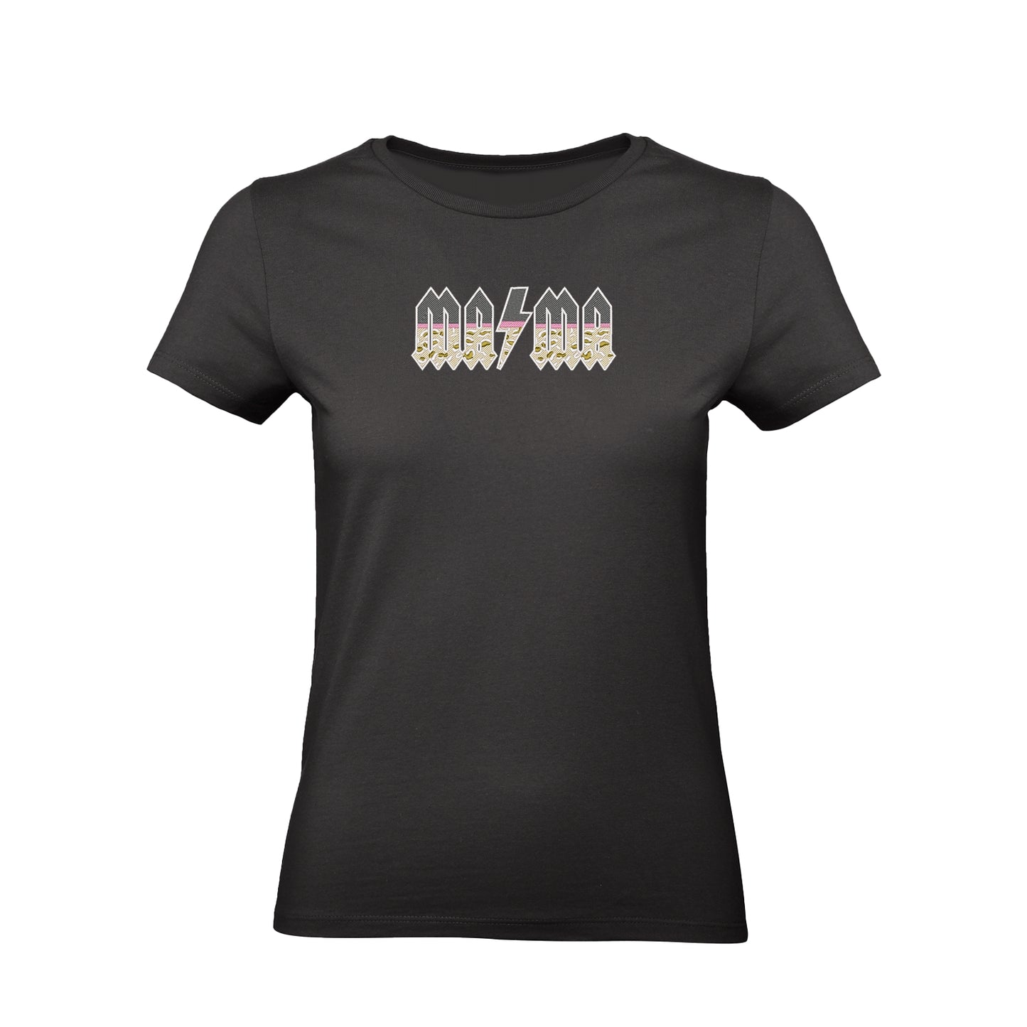 Koszulka Mama Embroidery Design 2 – Haft komputerowy | Damska, Unisex, Oversize Haft z radości - nadruki i haft na odzieży Warszawa