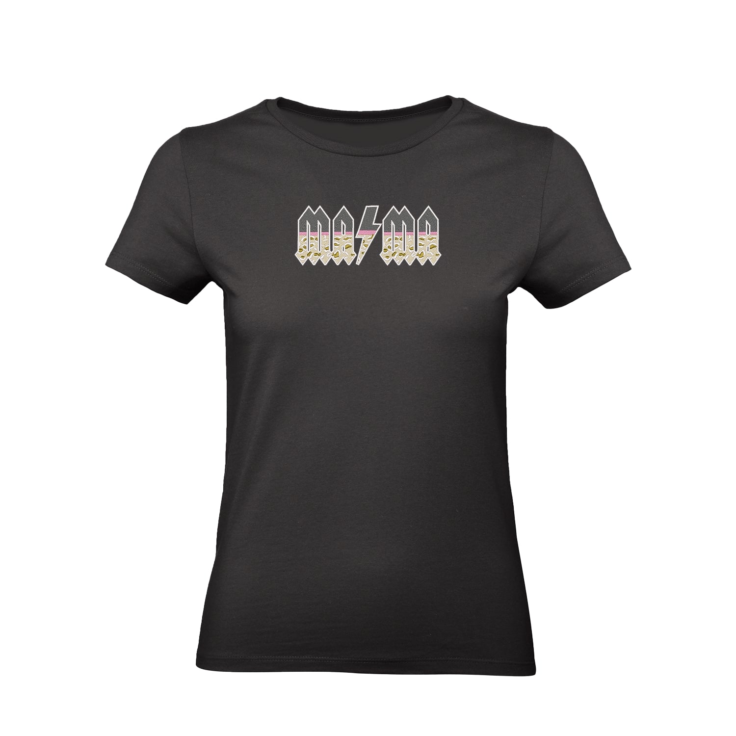 Koszulka Mama Embroidery Design 2 – Haft komputerowy | Damska, Unisex, Oversize Haft z radości - nadruki i haft na odzieży Warszawa