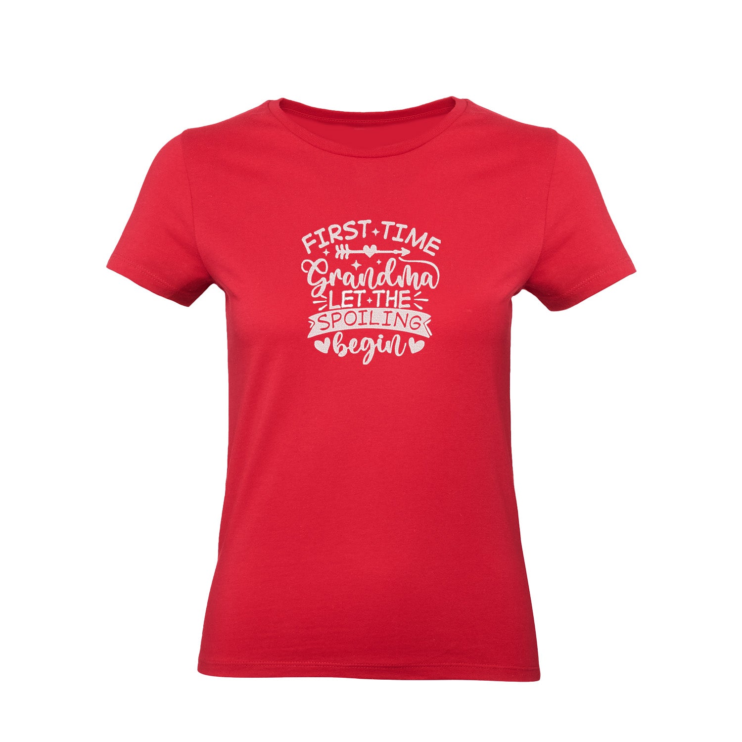 Koszulka First Time Grandma – haftowany prezent dla świeżej Babci Haft z radości - nadruki i haft na odzieży Warszawa