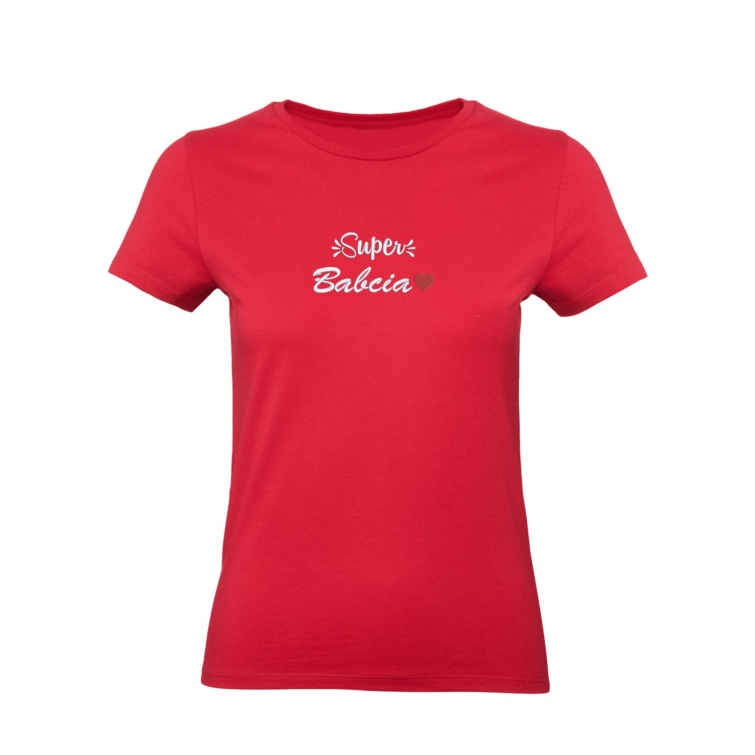 Super Babcia – koszulka z haftem dla wyjątkowej Babci Haft z radości - nadruki i haft na odzieży Warszawa