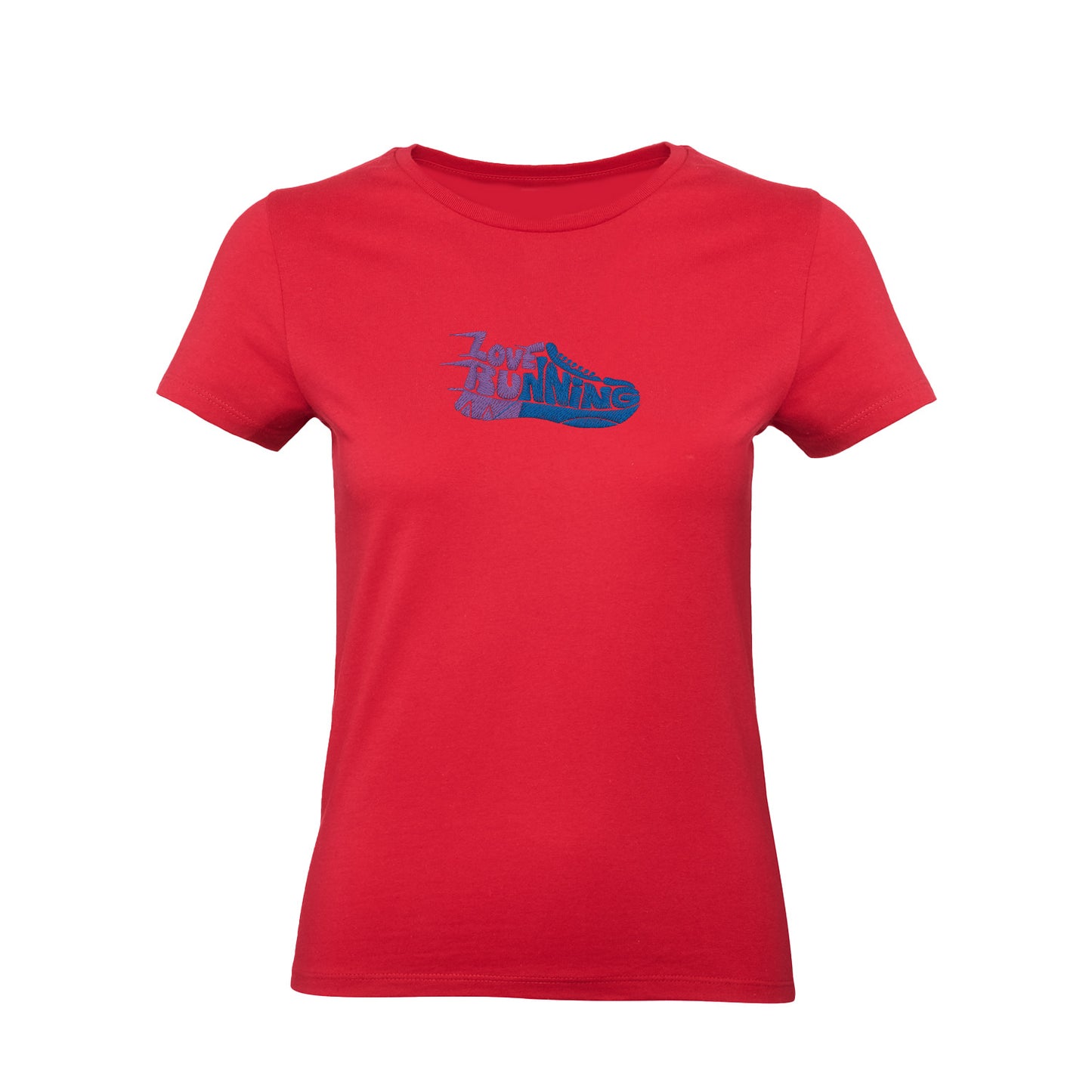 Koszulka z Haftem „Love Running” – pasja do biegania Haft z radości - nadruki i haft na odzieży Warszawa